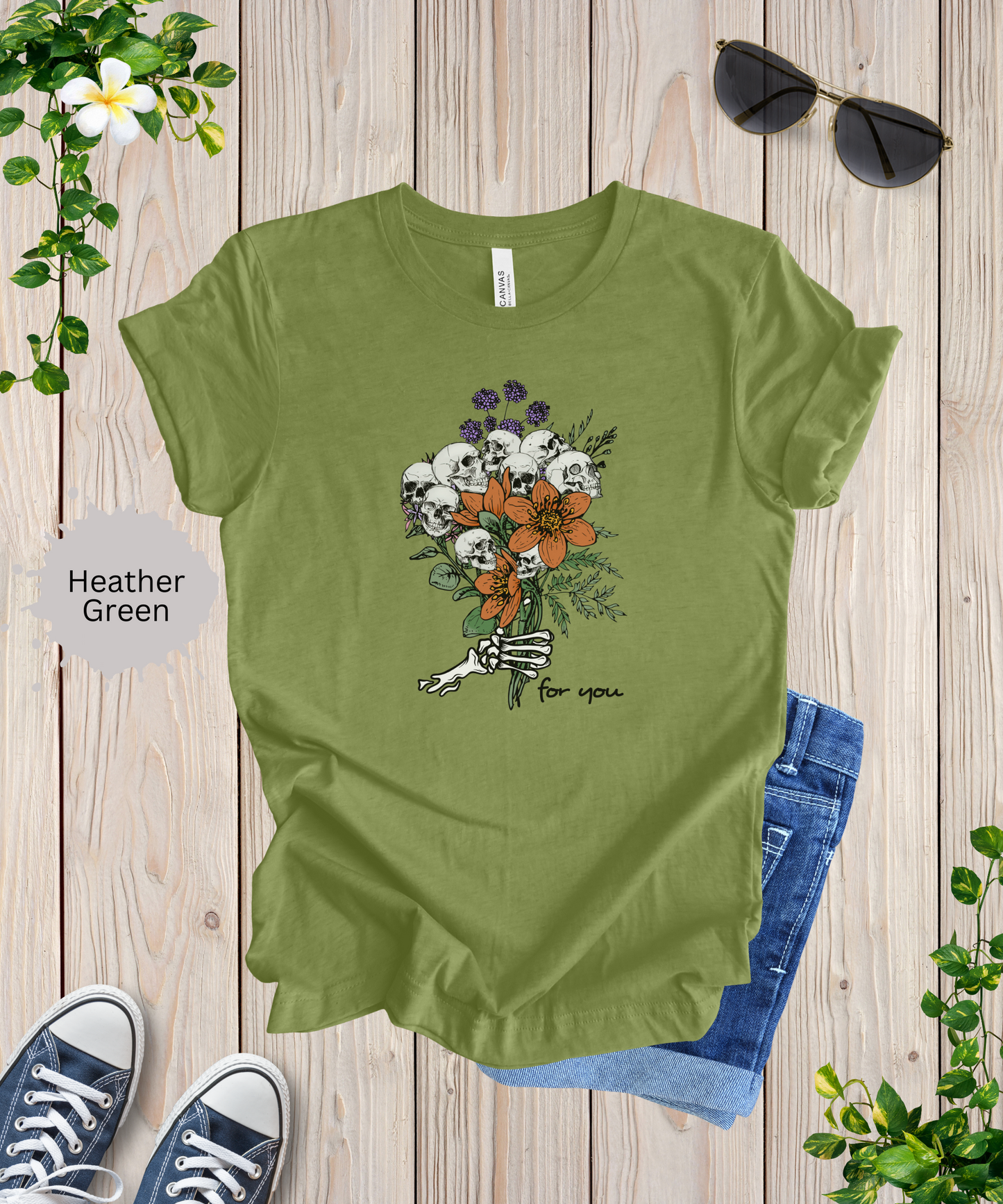 Skull Bouquet T-Shirt