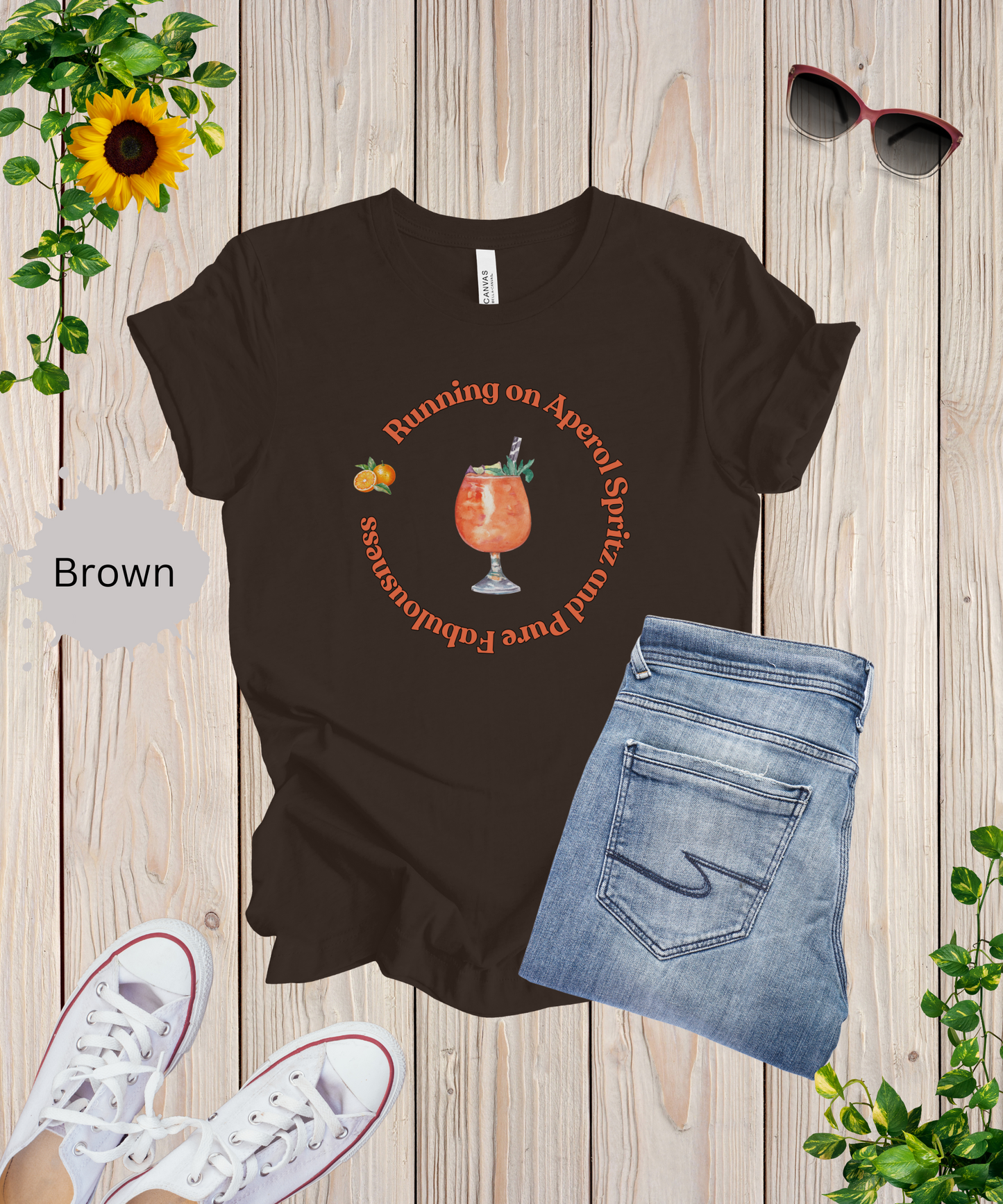 Running on Aperol Spritz T-Shirt