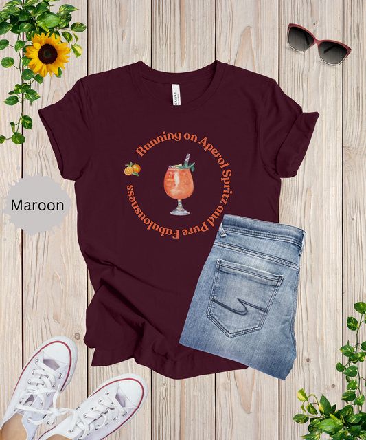 Running on Aperol Spritz T-Shirt