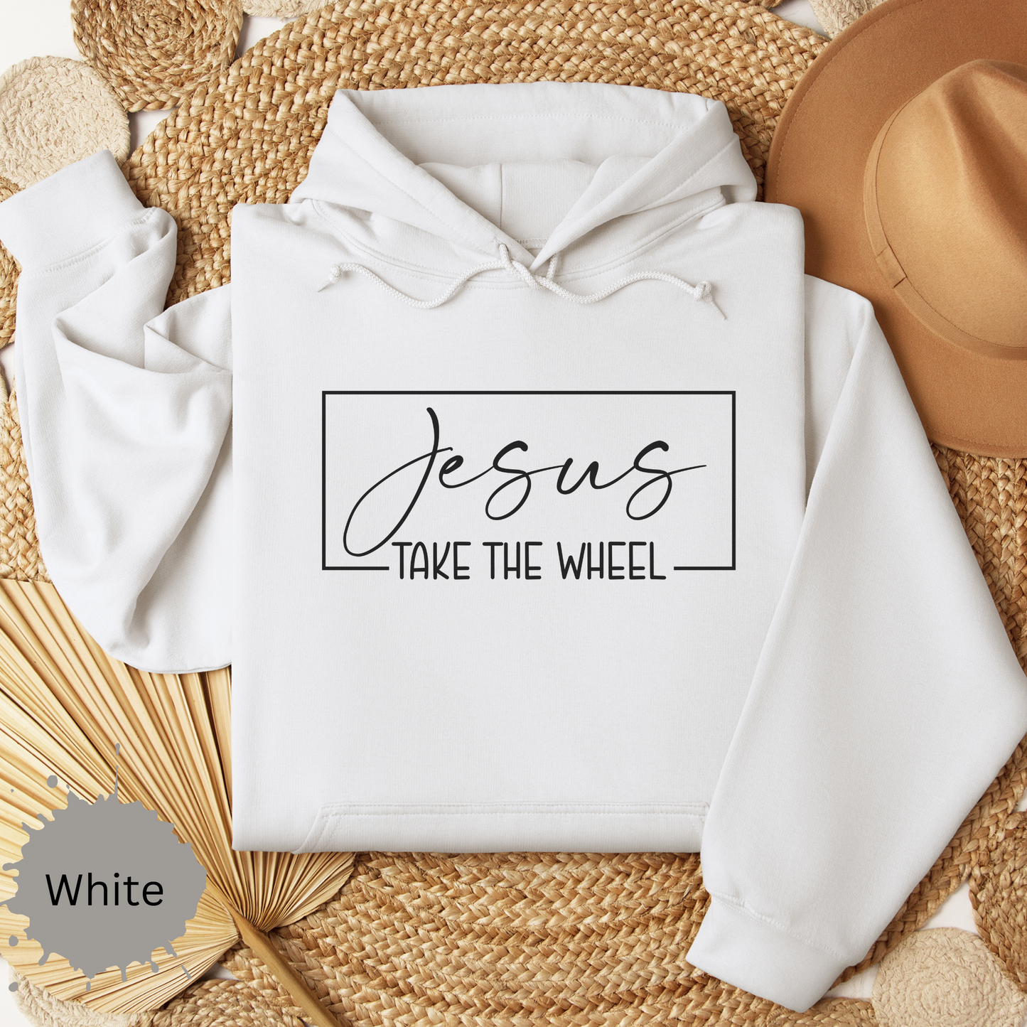 Jesus Take the Wheel Hooded Sweatshirt