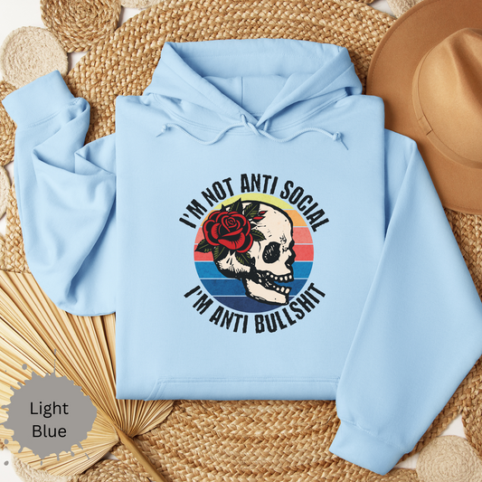 Anti bullshit Hooded Sweatshirt