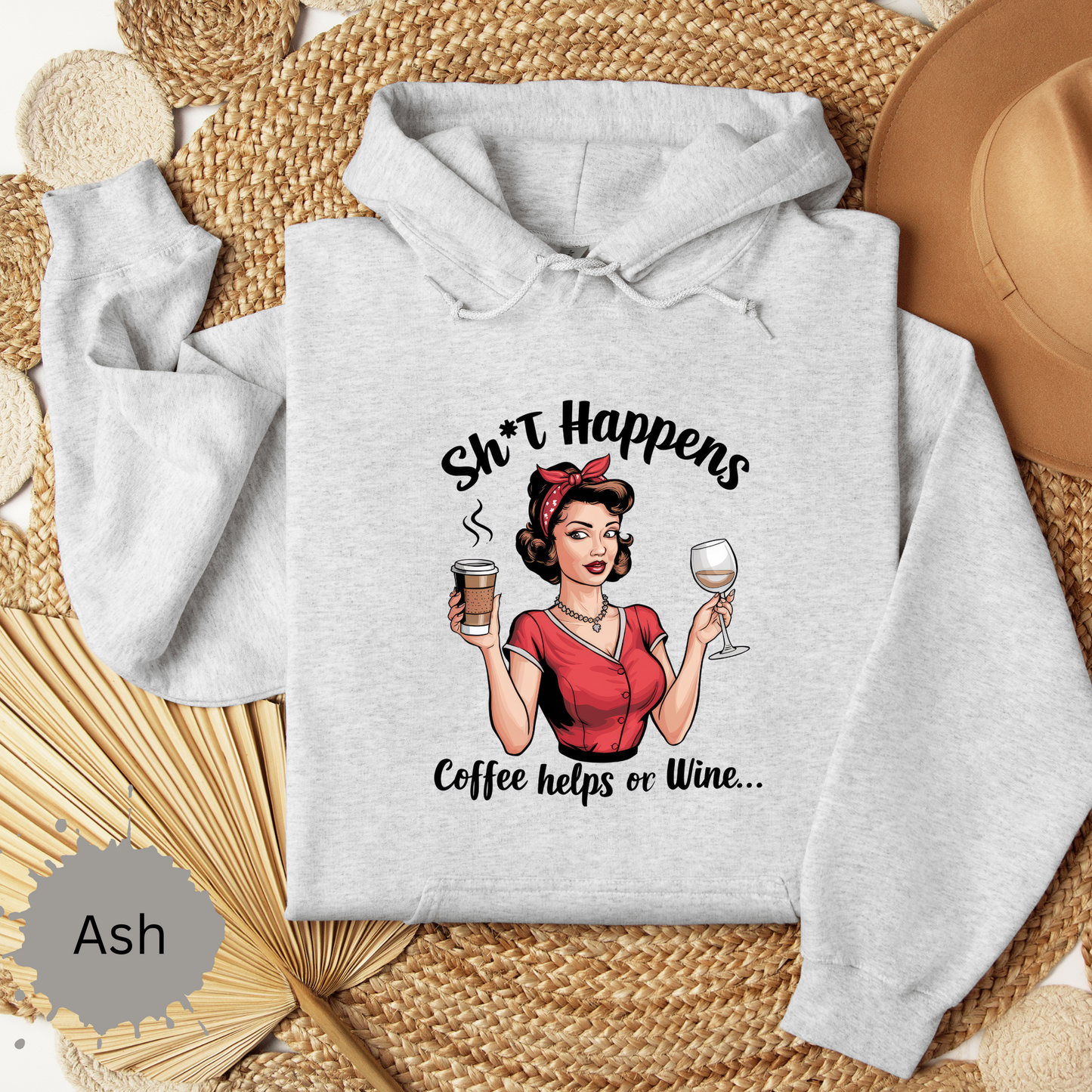 Shit Happens Hooded Sweatshirt