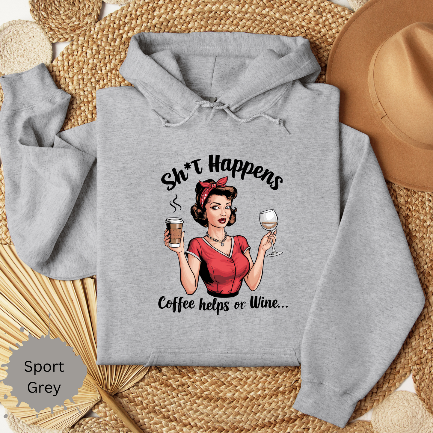 Shit Happens Hooded Sweatshirt