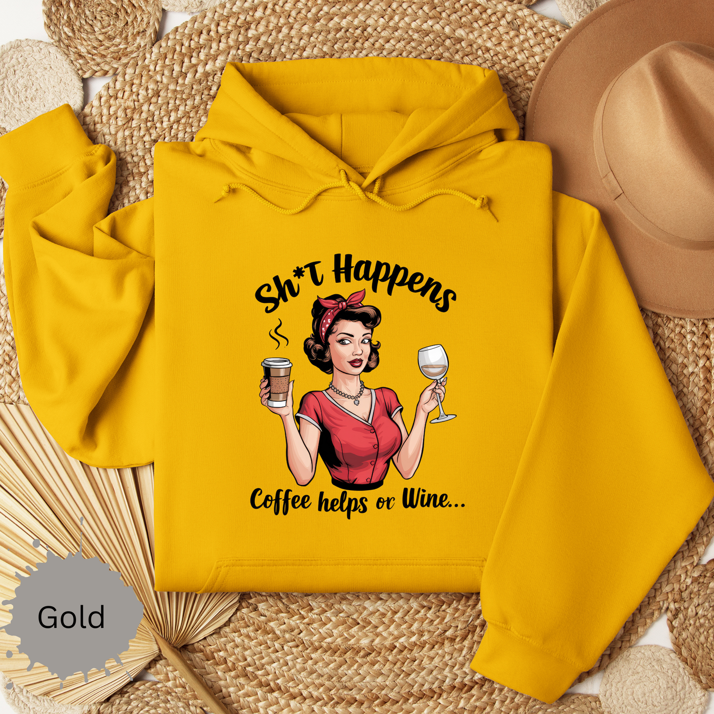 Shit Happens Hooded Sweatshirt