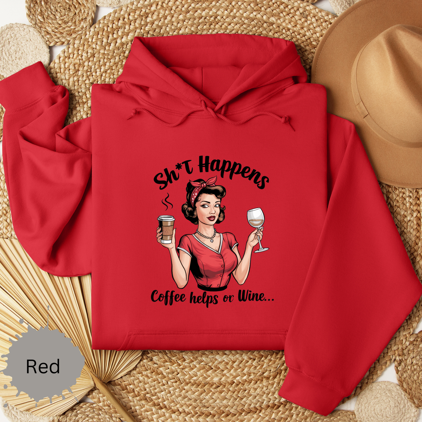 Shit Happens Hooded Sweatshirt