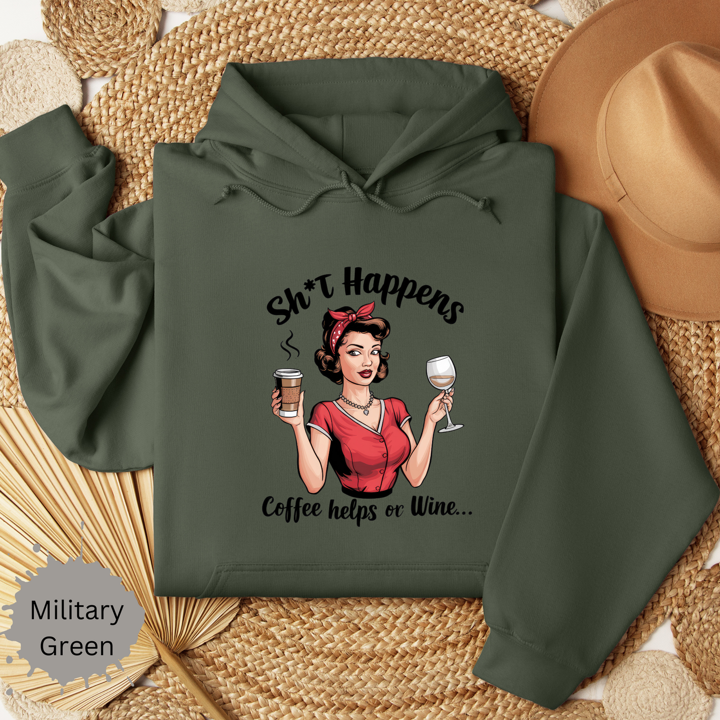 Shit Happens Hooded Sweatshirt