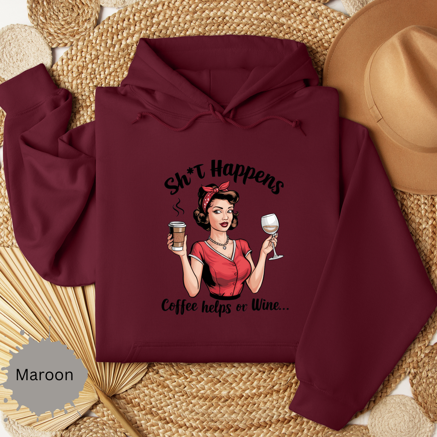 Shit Happens Hooded Sweatshirt