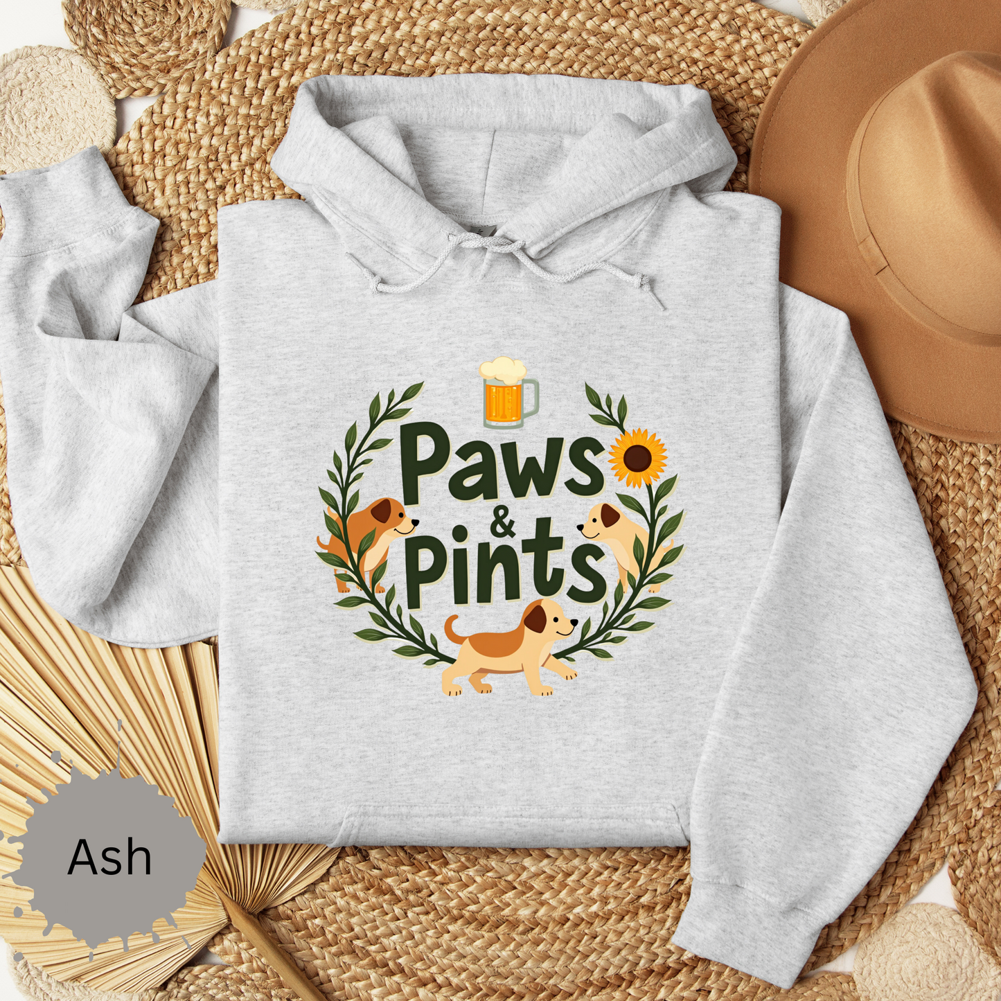 Paws and Pints Hooded Sweatshirt