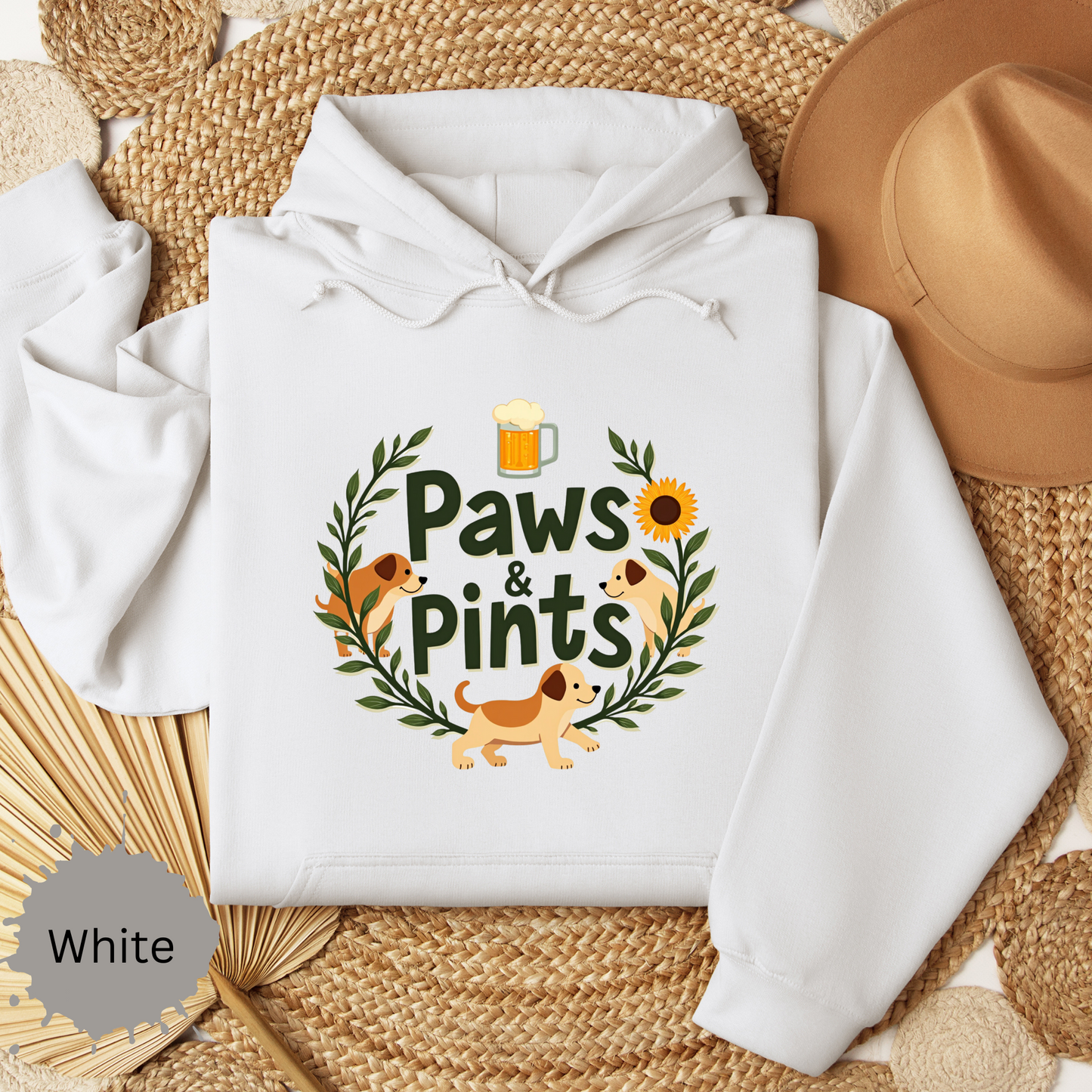 Paws and Pints Hooded Sweatshirt