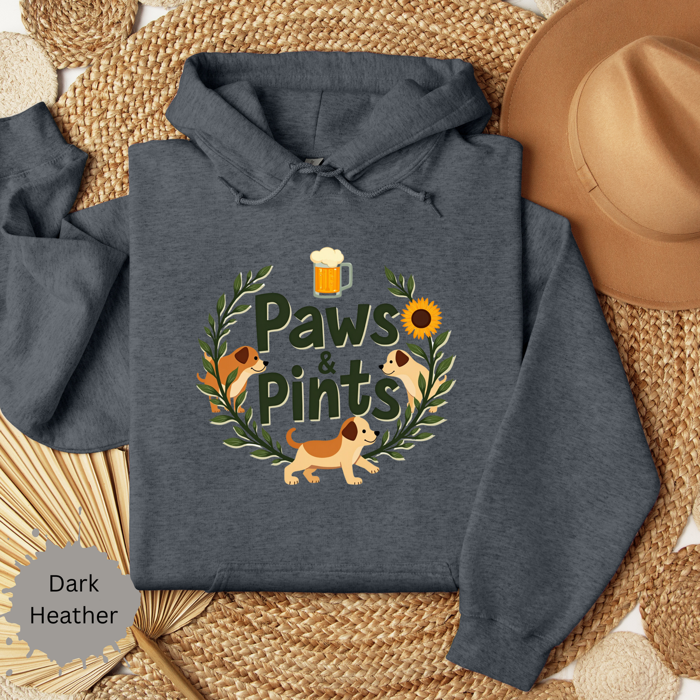 Paws and Pints Hooded Sweatshirt