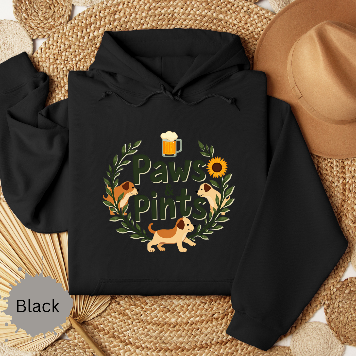 Paws and Pints Hooded Sweatshirt