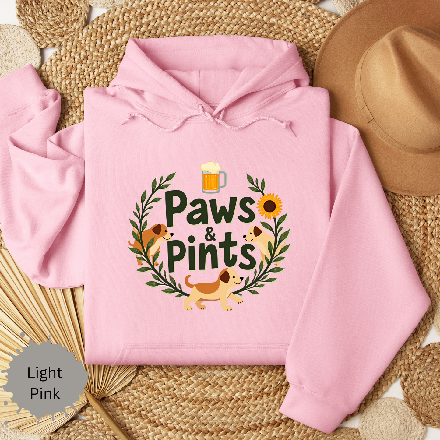 Paws and Pints Hooded Sweatshirt