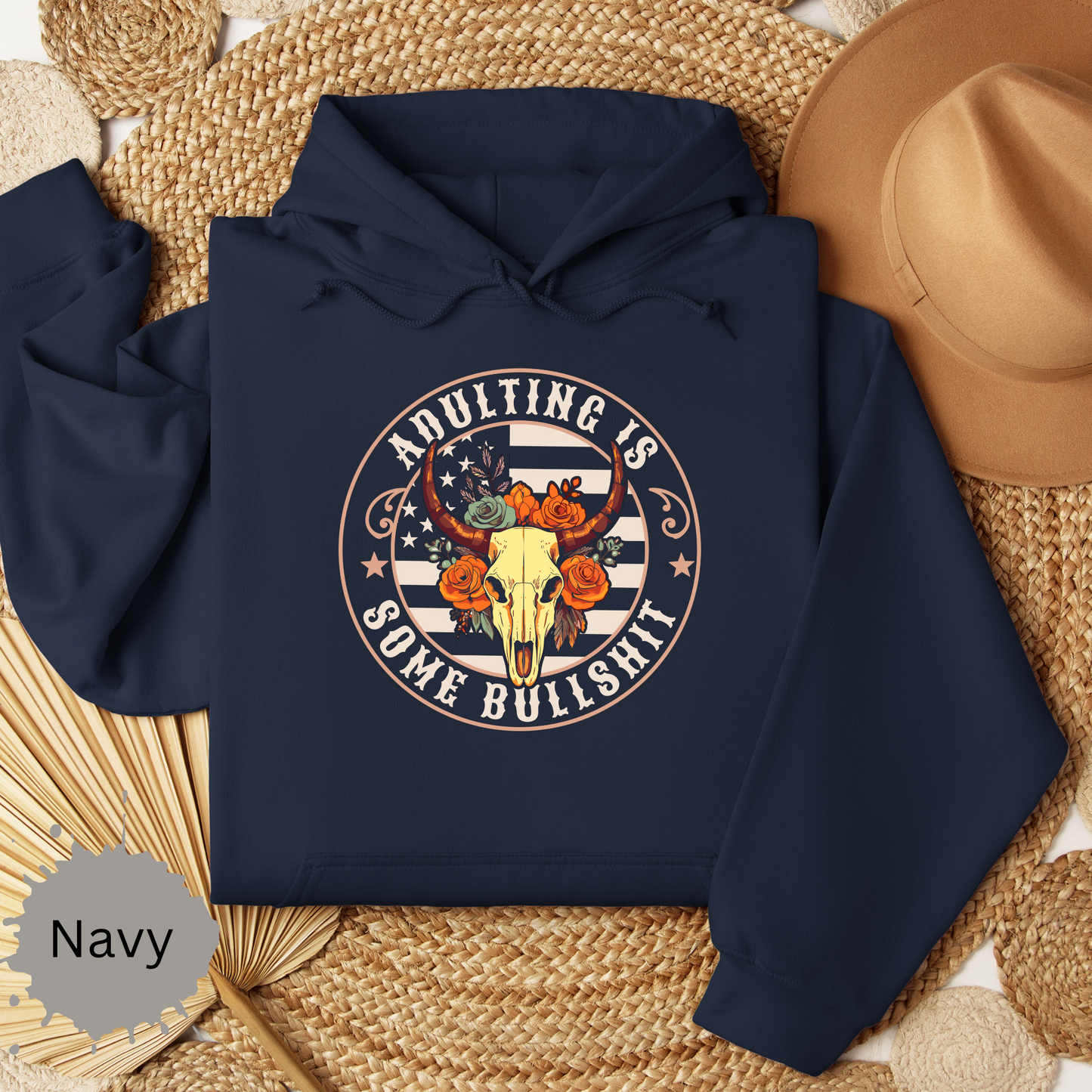 Adulting is Bullshit Hooded Sweatshirt