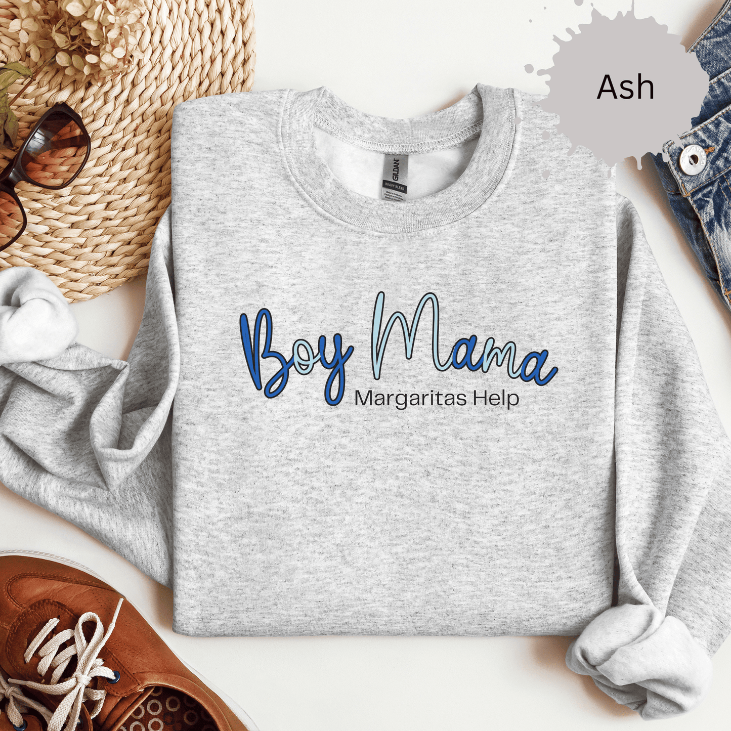 Boy Mama Margaritas Help Sweatshirt
