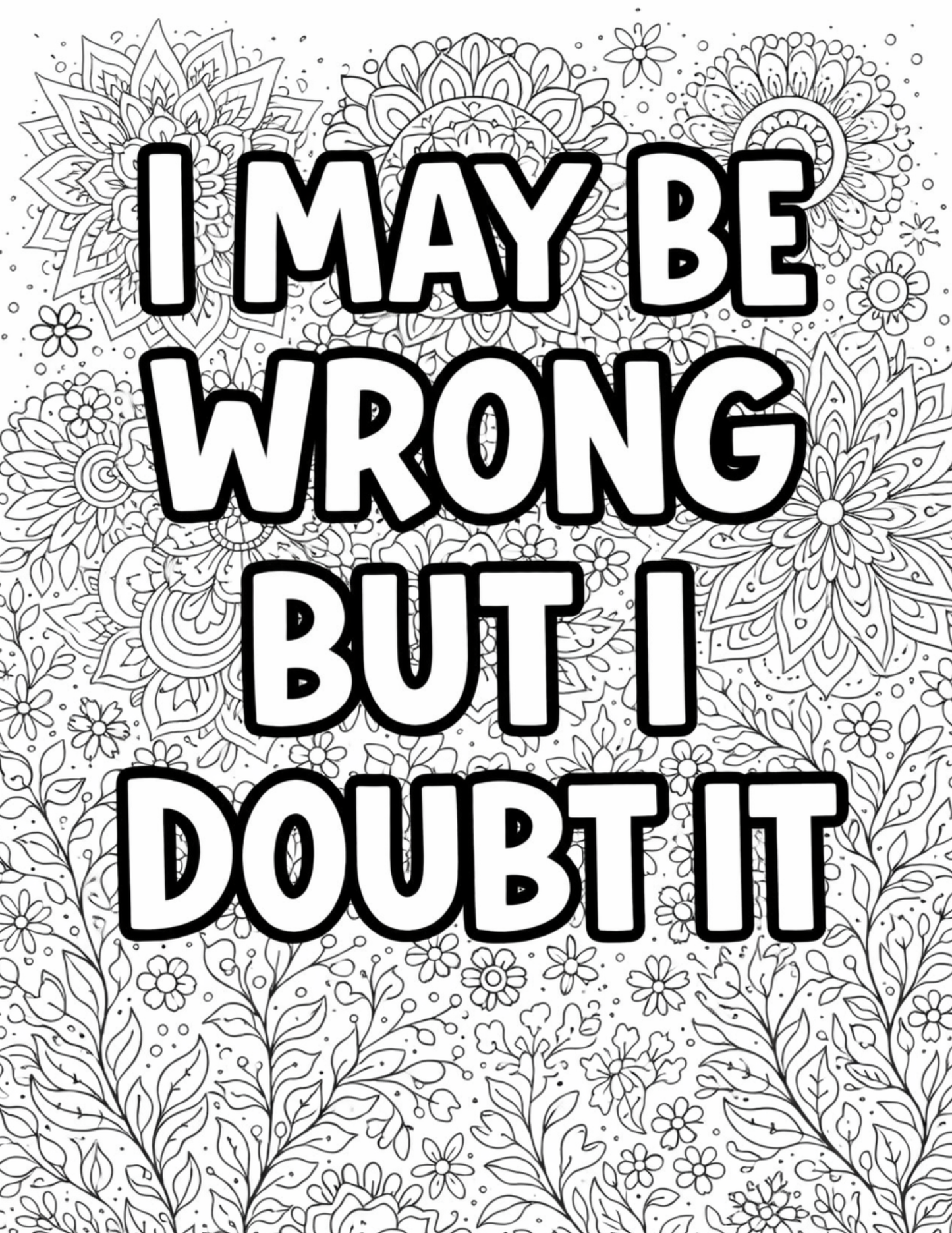 Sarcastic Adult Quotes Coloring Pages - Volume 1