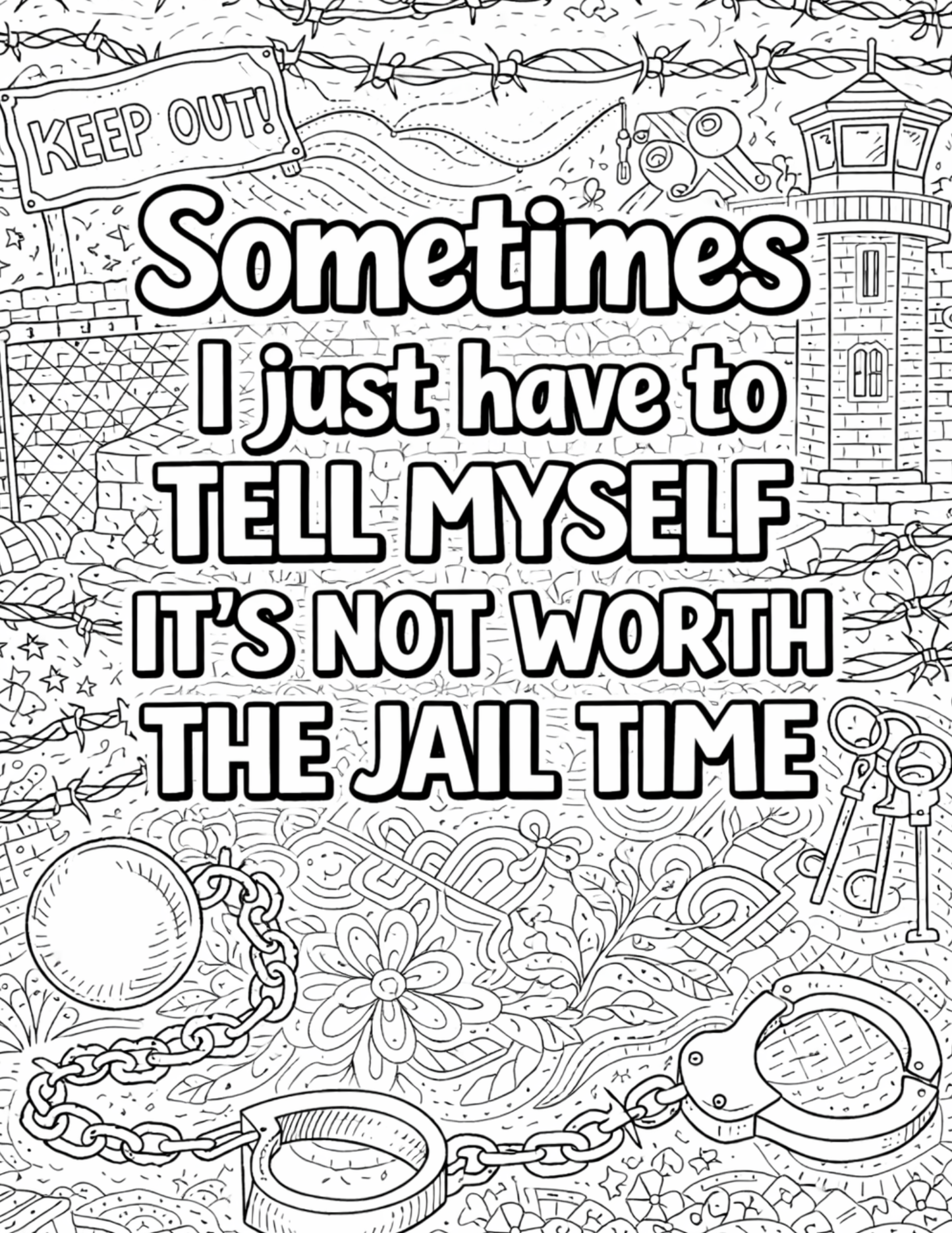Sarcastic Adult Quotes Coloring Pages - Volume 3