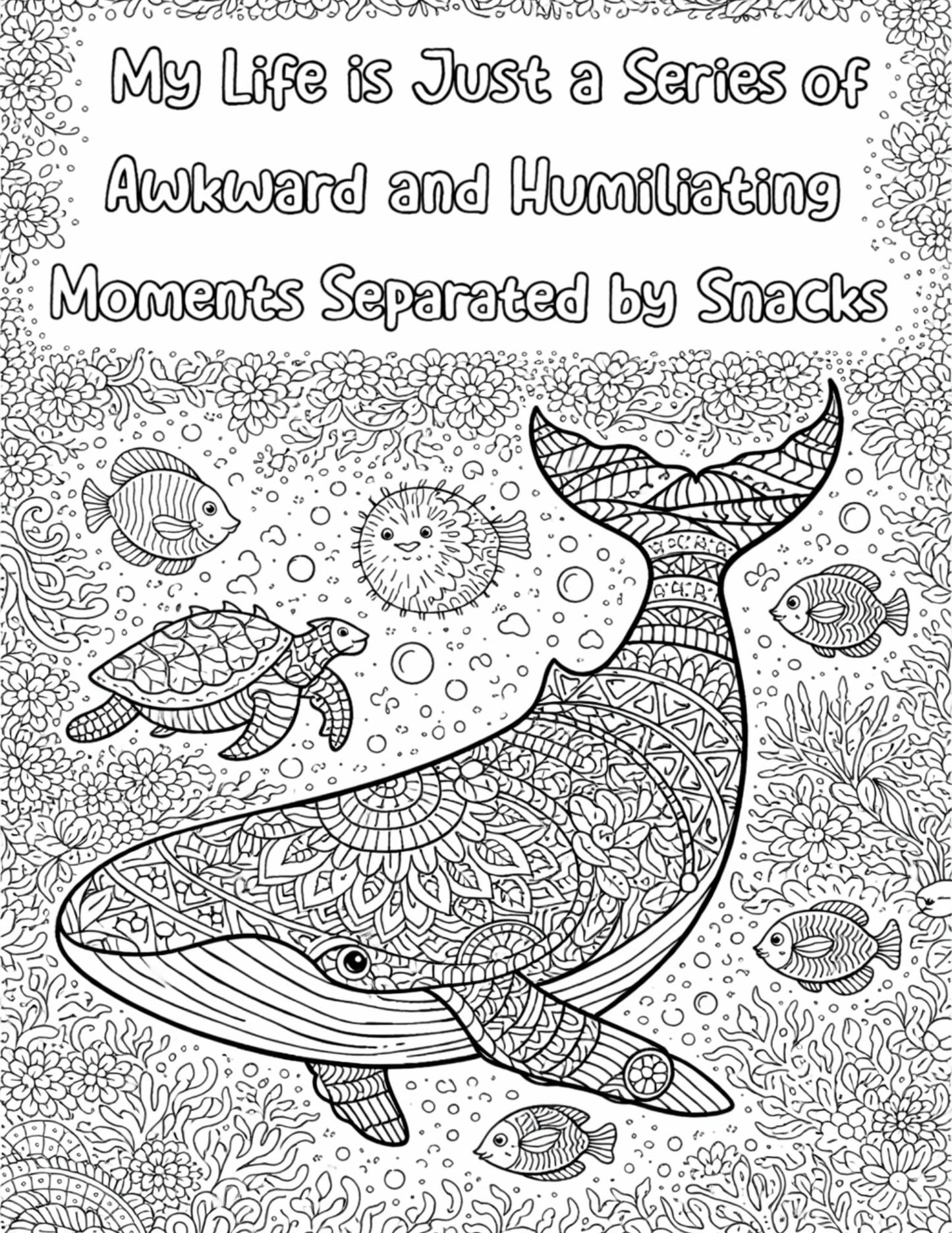 Sarcastic Adult Animal Coloring Pages - Volume 1