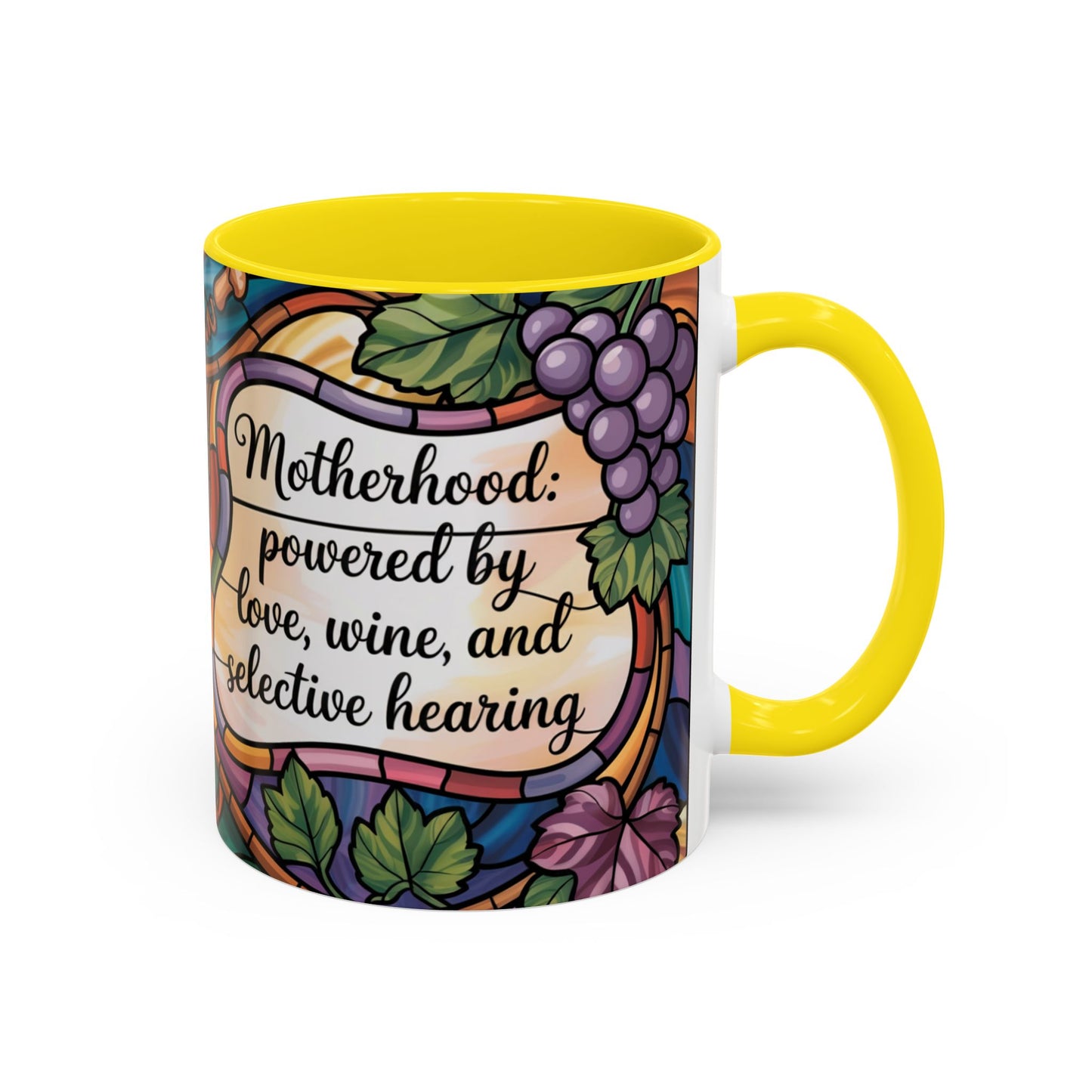 Personalized Mom Wine Coffee Mug