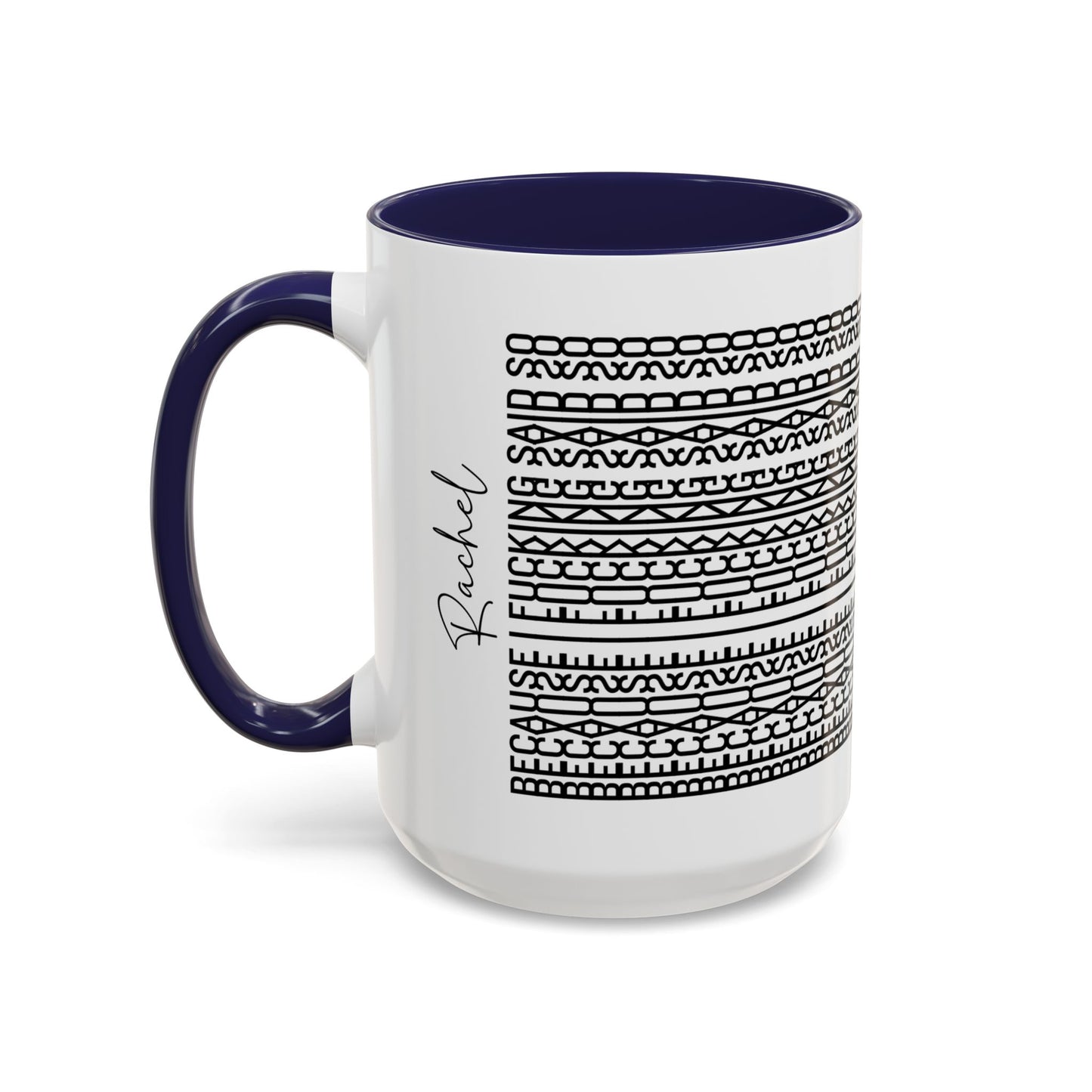 Because I F**ing Said So – Hidden Message Mug (Black Text)