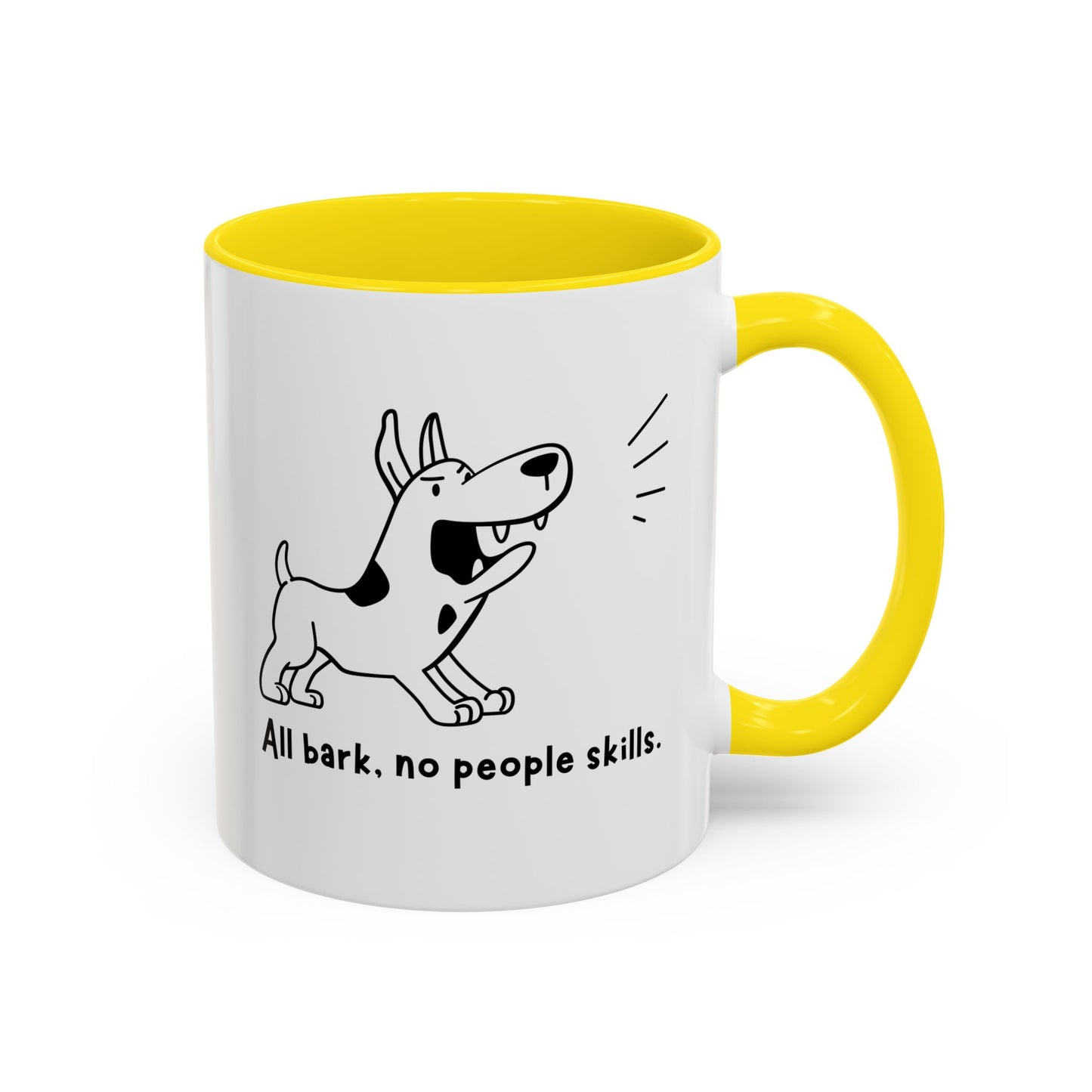 Socially Ruff Accent Mug