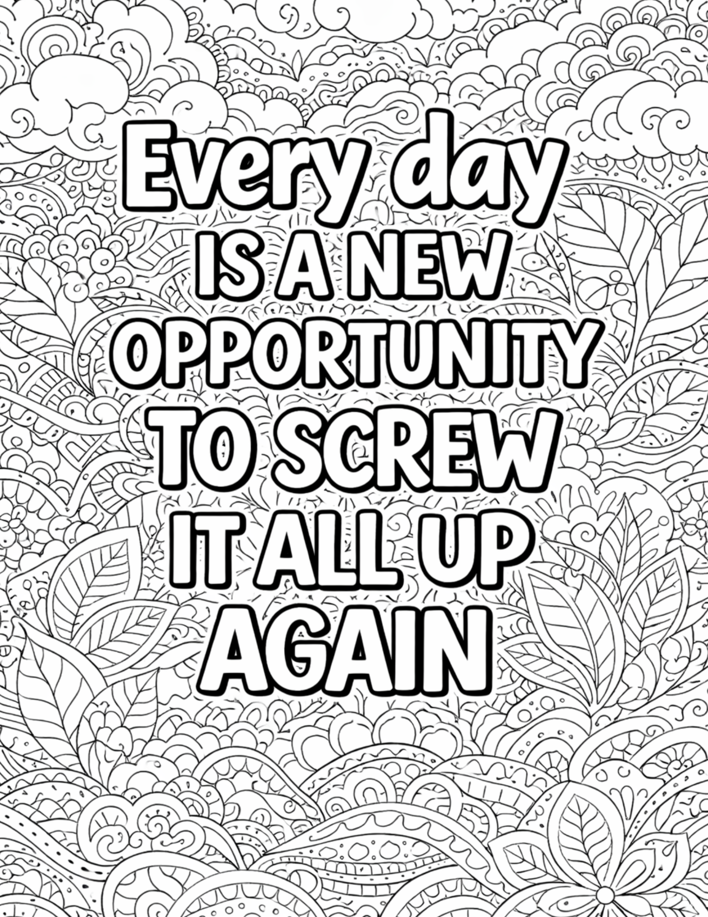Sarcastic Adult Quotes Coloring Pages - Volume 3