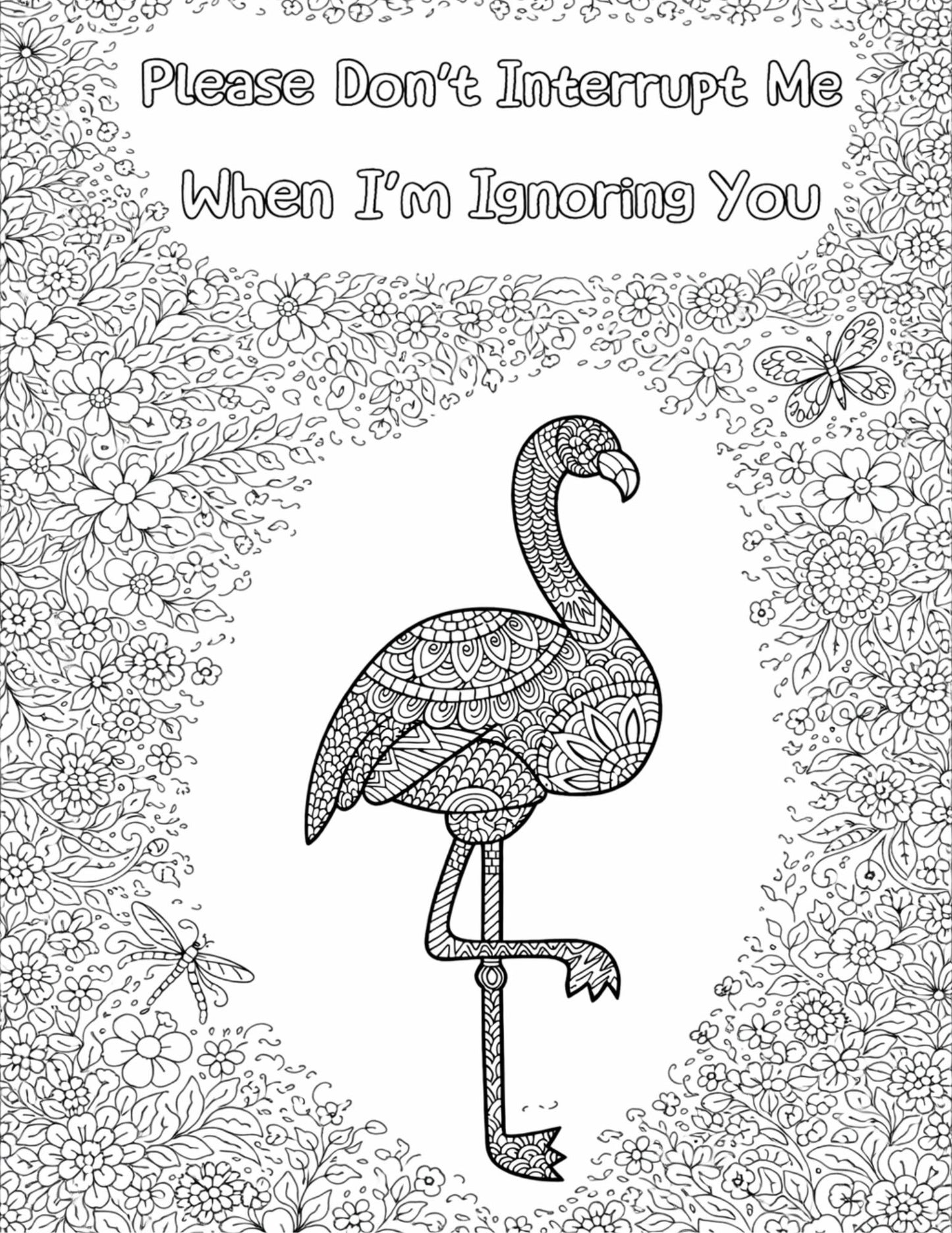 Sarcastic Adult Animal Coloring Pages - Volume 1