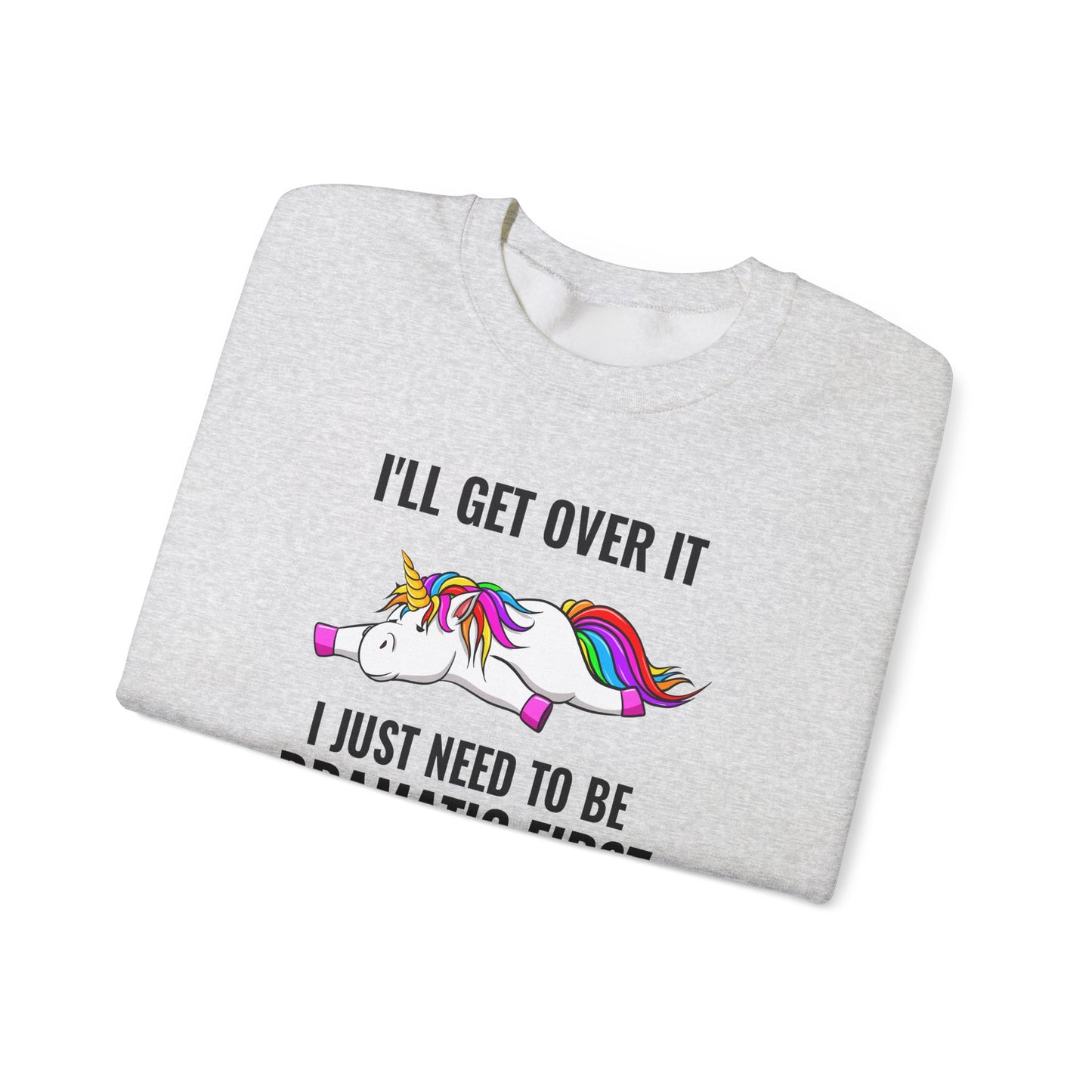 Dramatic Recovery in Progress Crewneck Sweatshirt