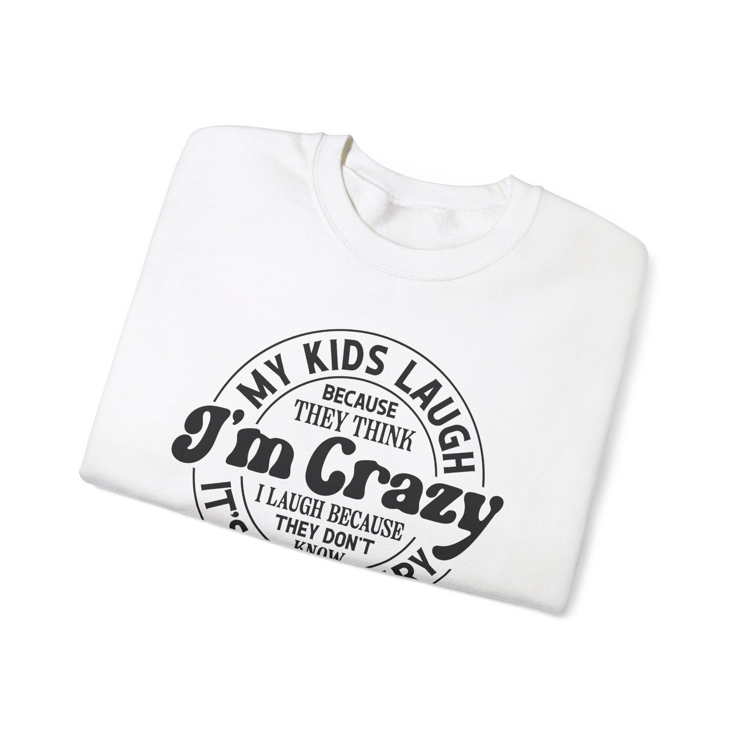 Crazy Runs in the Family Crewneck Sweatshirt