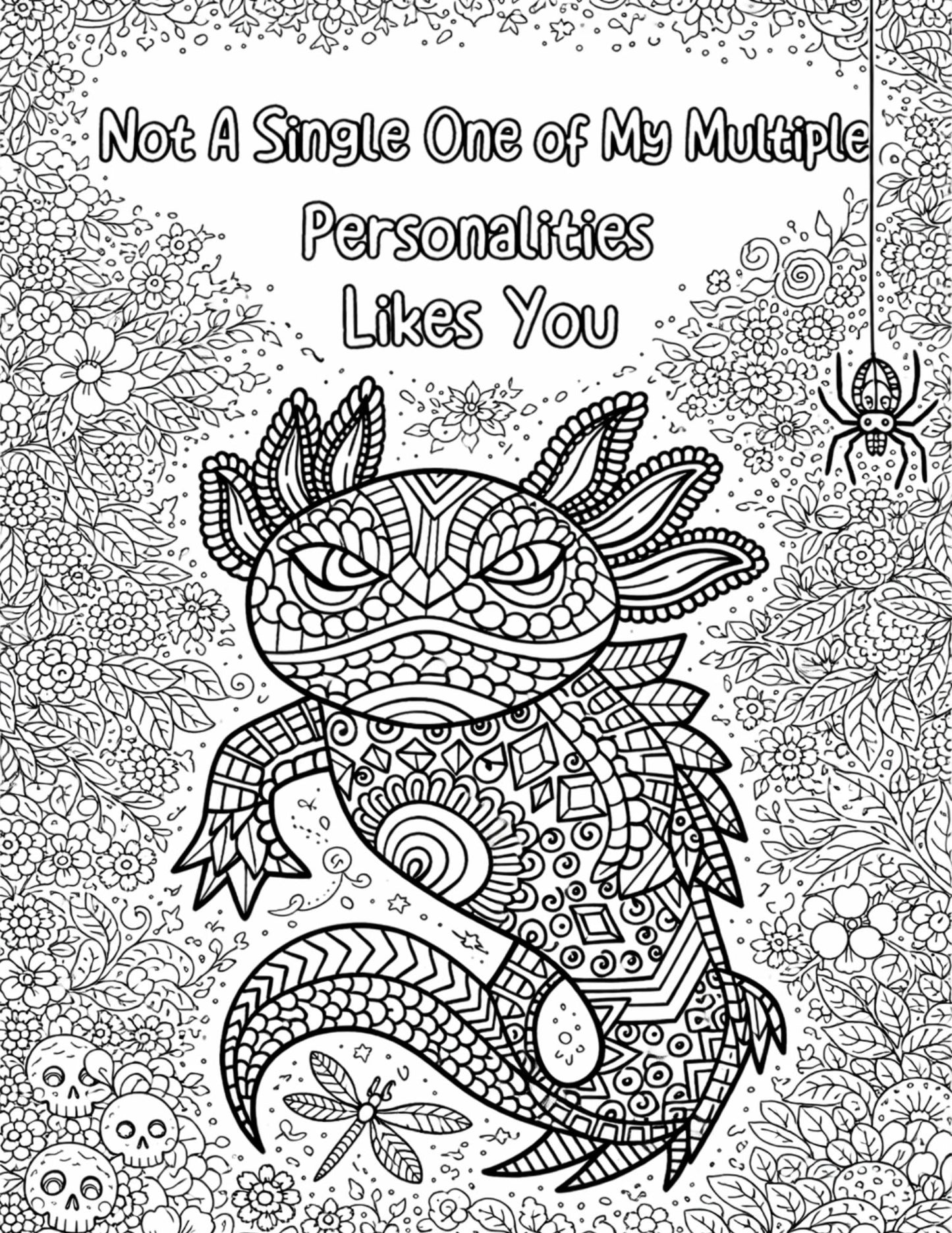 Sarcastic Adult Animal Coloring Pages - Volume 1