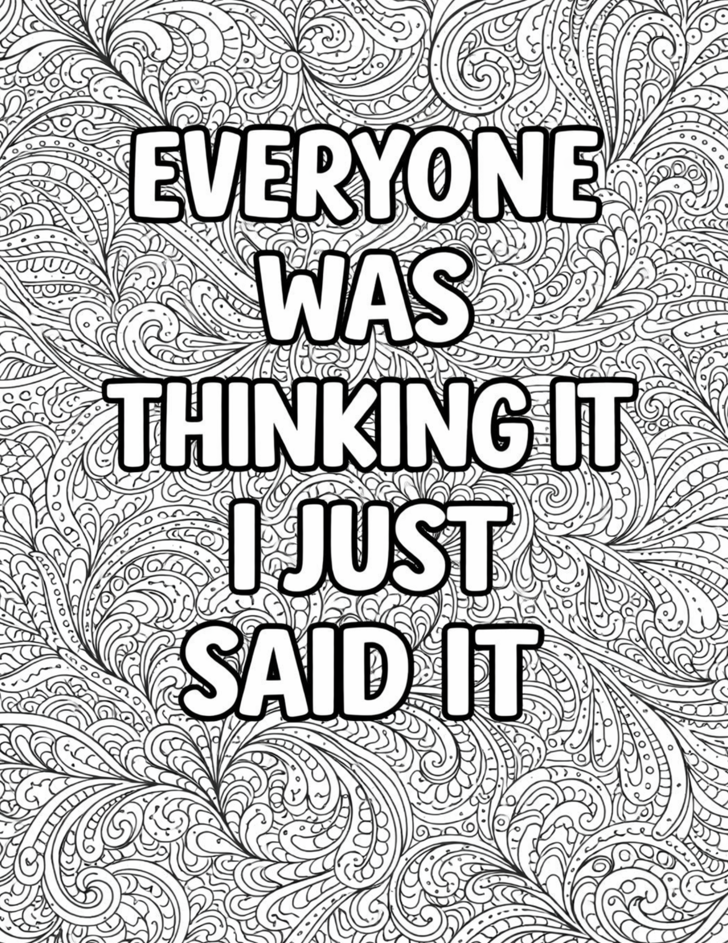 Sarcastic Adult Quotes Coloring Pages - Volume 1