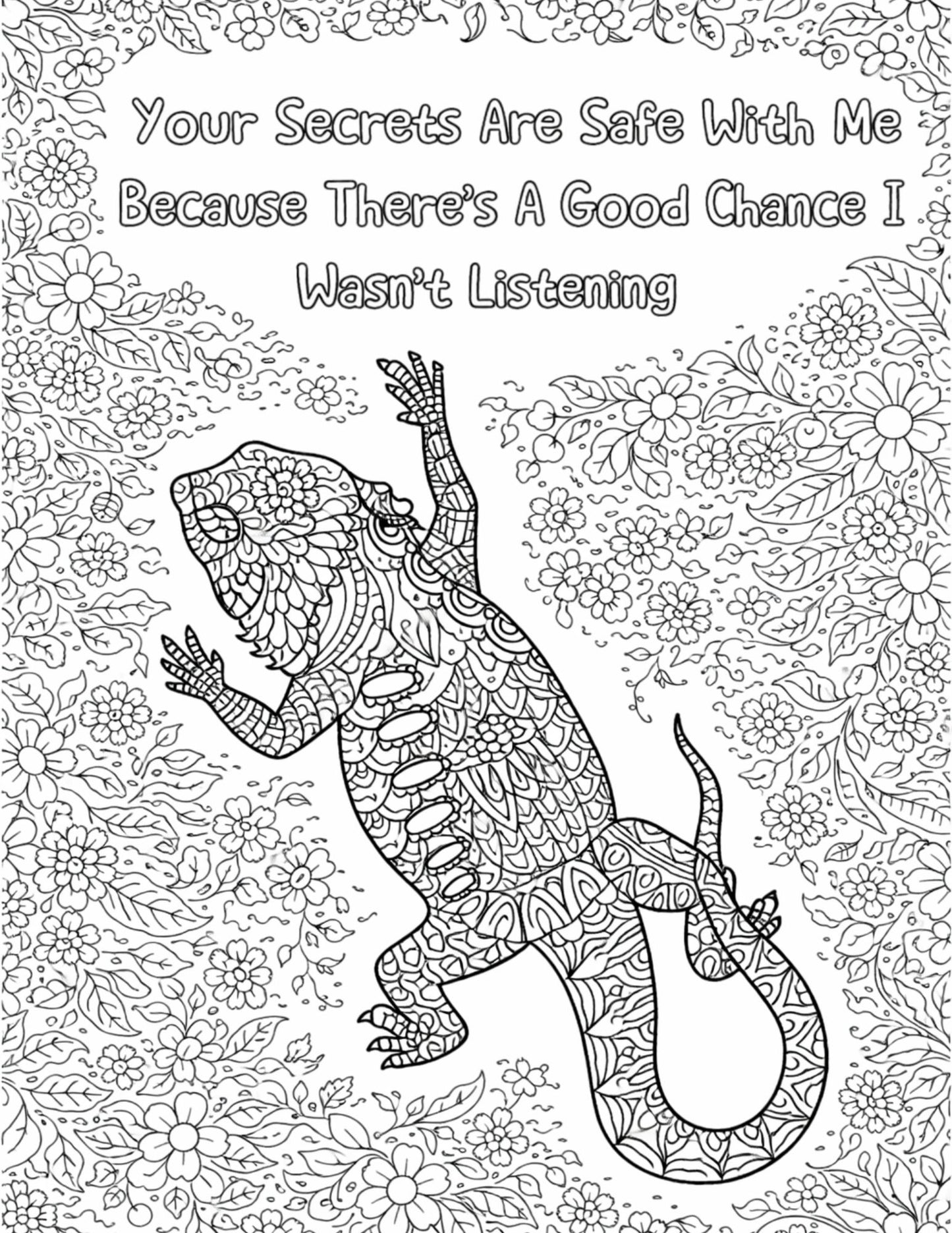 Sarcastic Adult Animal Coloring Pages - Volume 2