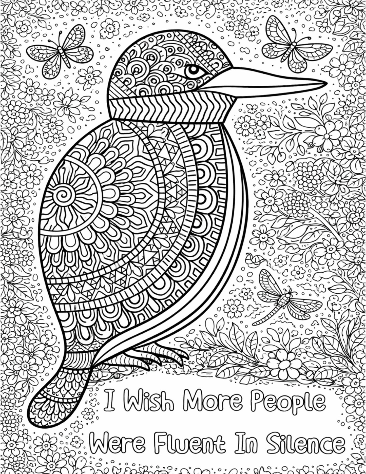 Sarcastic Adult Animal Coloring Pages - Volume 1