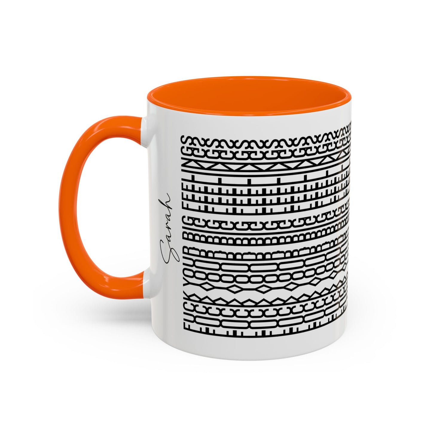 F**k Your Big Feelings – Hidden Message Mug (Black Text)