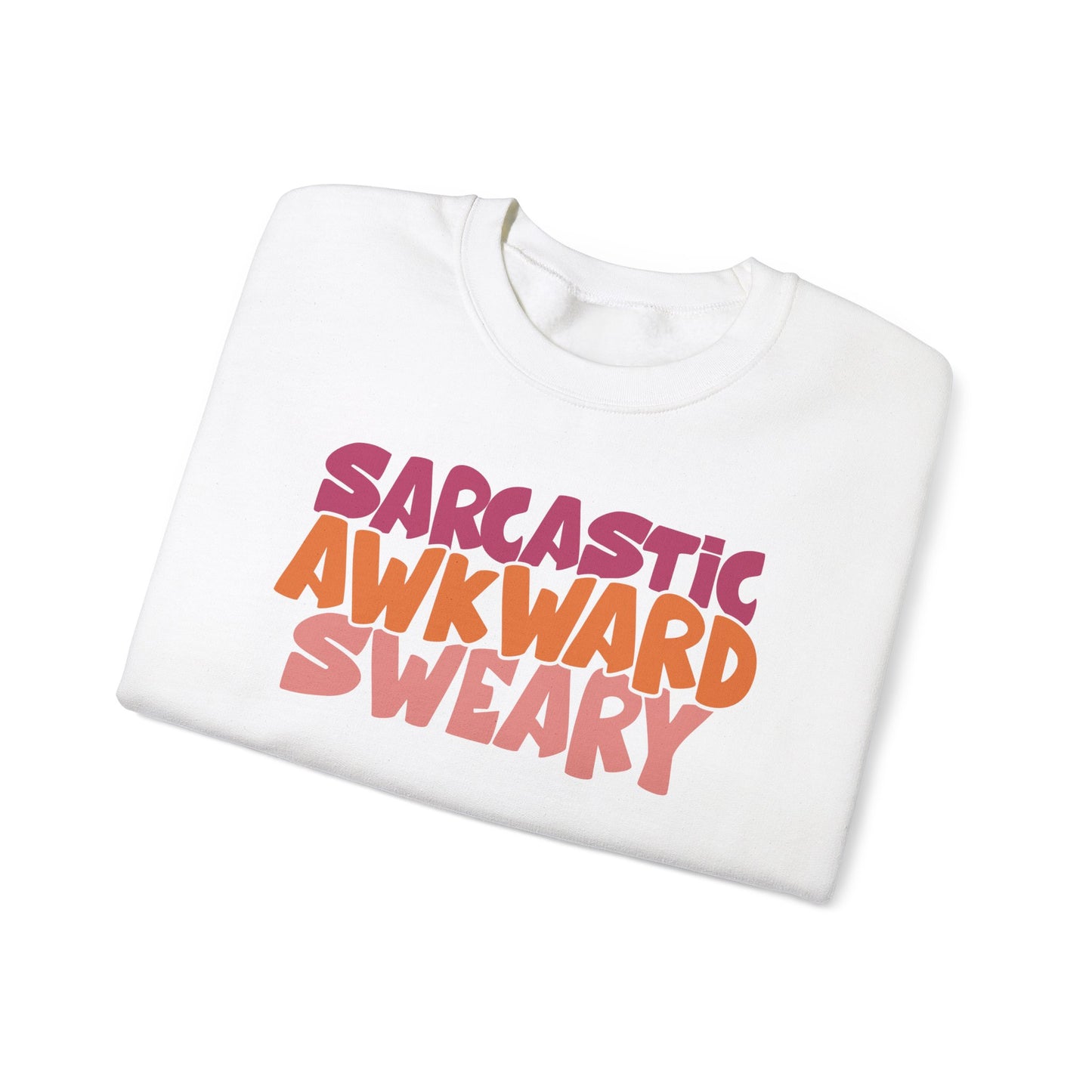 Sarcastic Awkward Sweary Crewneck Sweatshirt