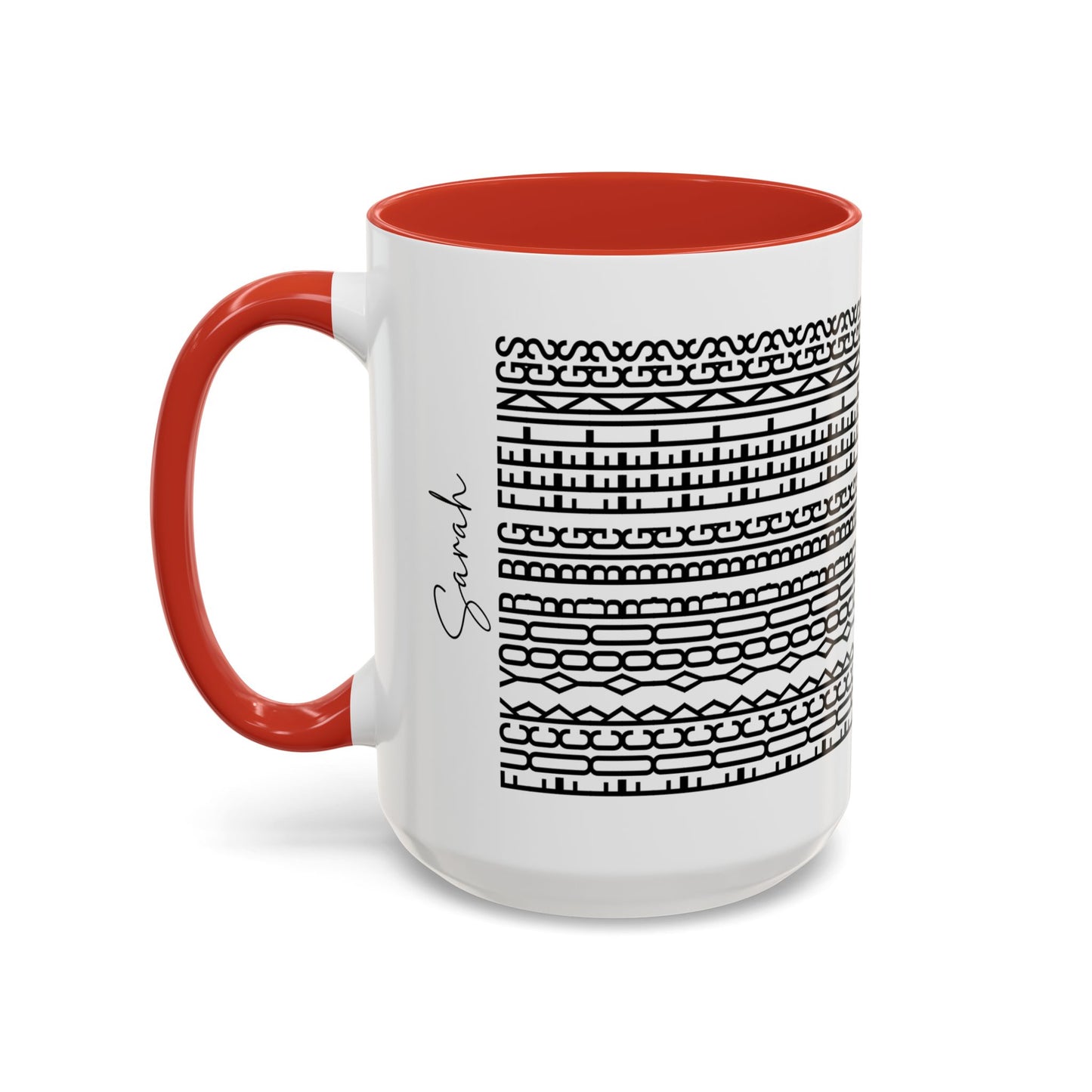 F**k Your Big Feelings – Hidden Message Mug (Black Text)