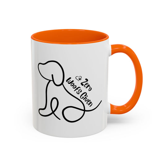 No Woofs Accent Mug