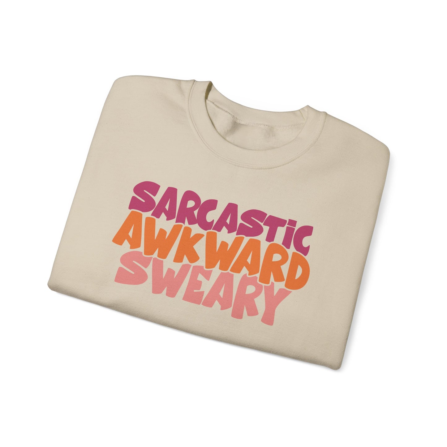 Sarcastic Awkward Sweary Crewneck Sweatshirt