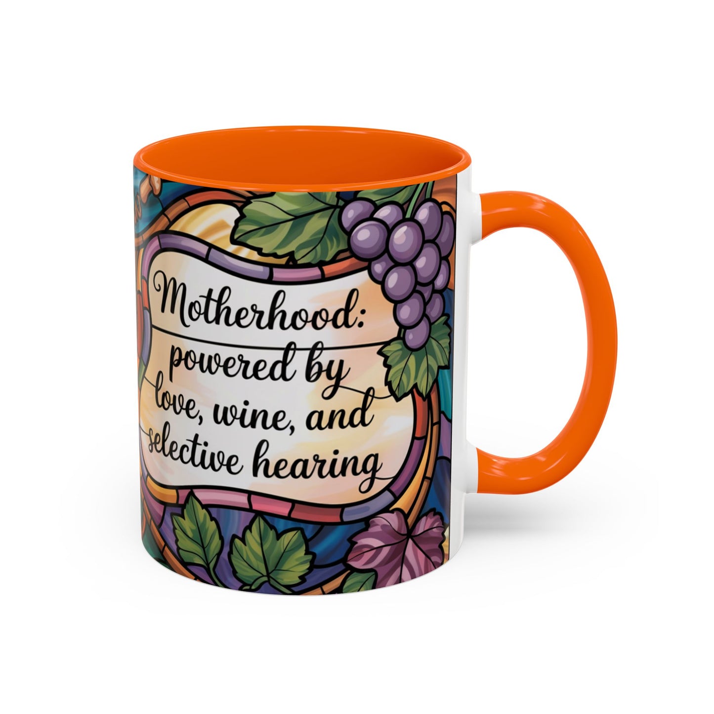 Personalized Mom Wine Coffee Mug