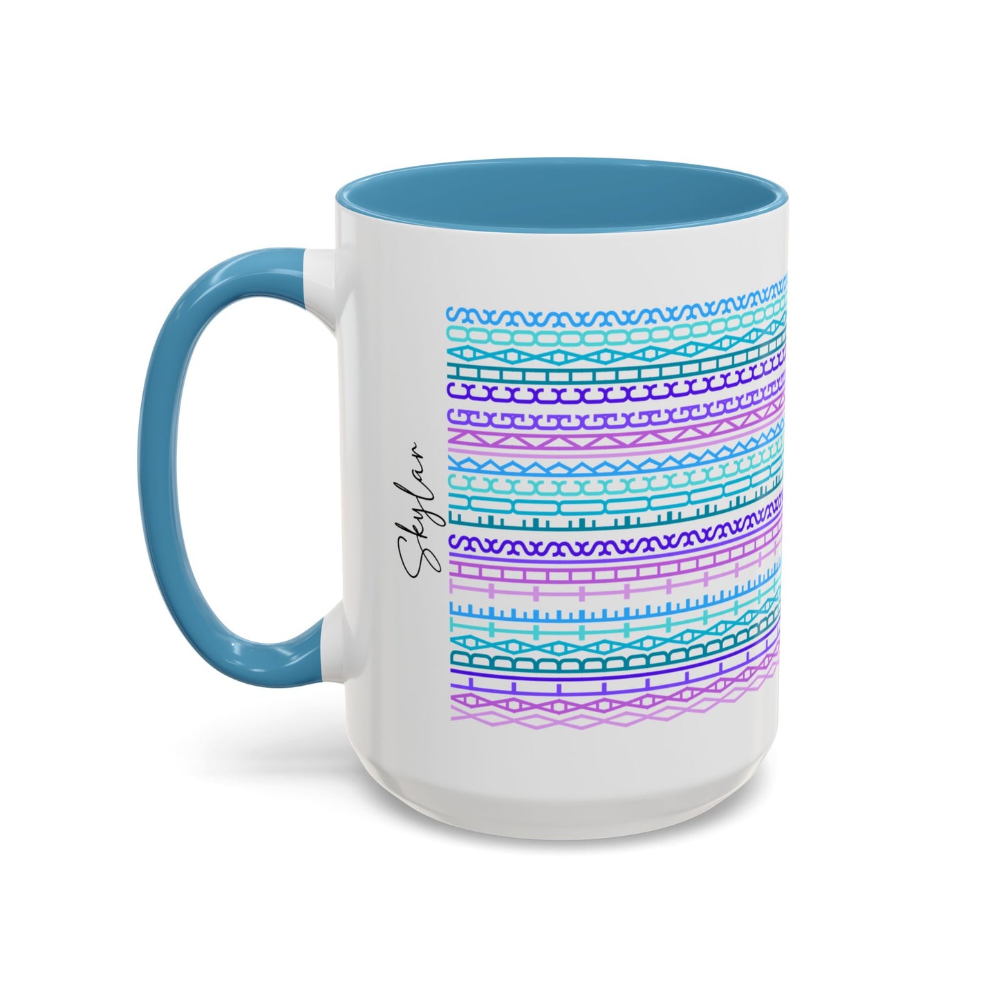 Validate This F**ing Chaos – Hidden Message Mug (Colorful Text)