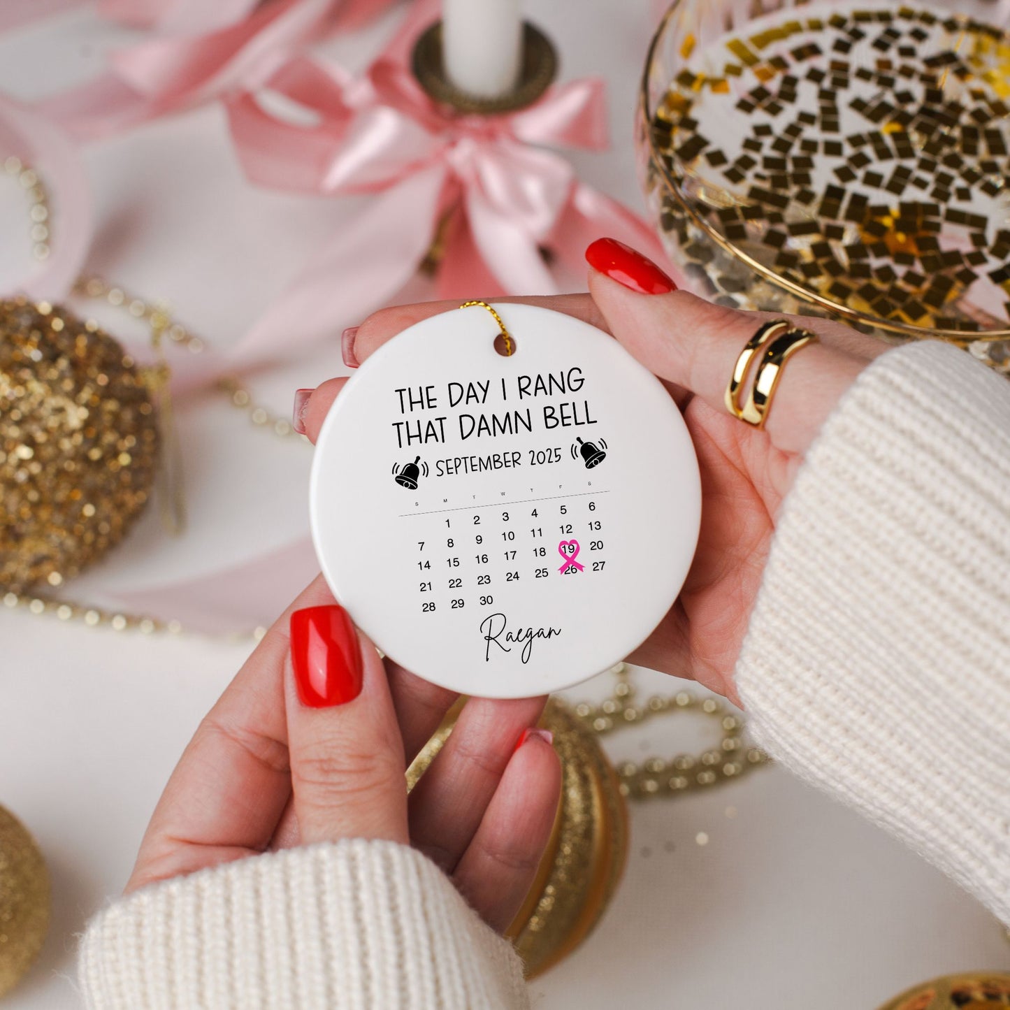 I Rang the Damn Bell – Cancer Milestone Keepsake