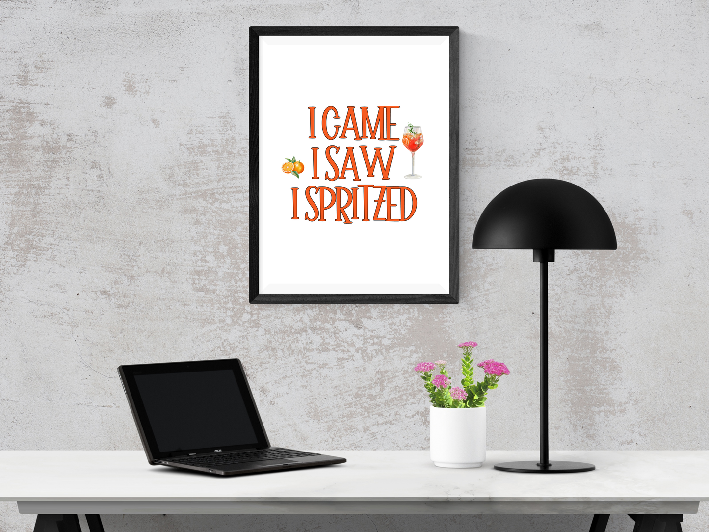 I Came I Saw I Spritzed, Digital Download