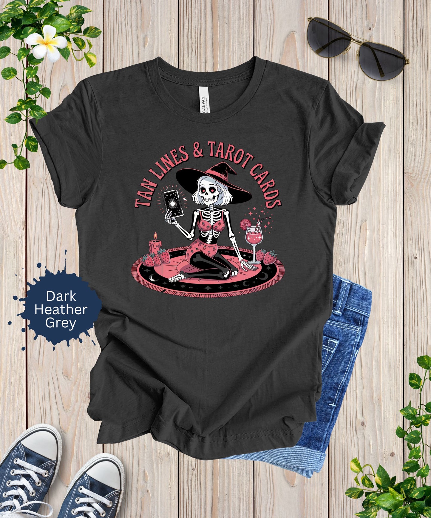 Summer Tarot Skeleton Shirt