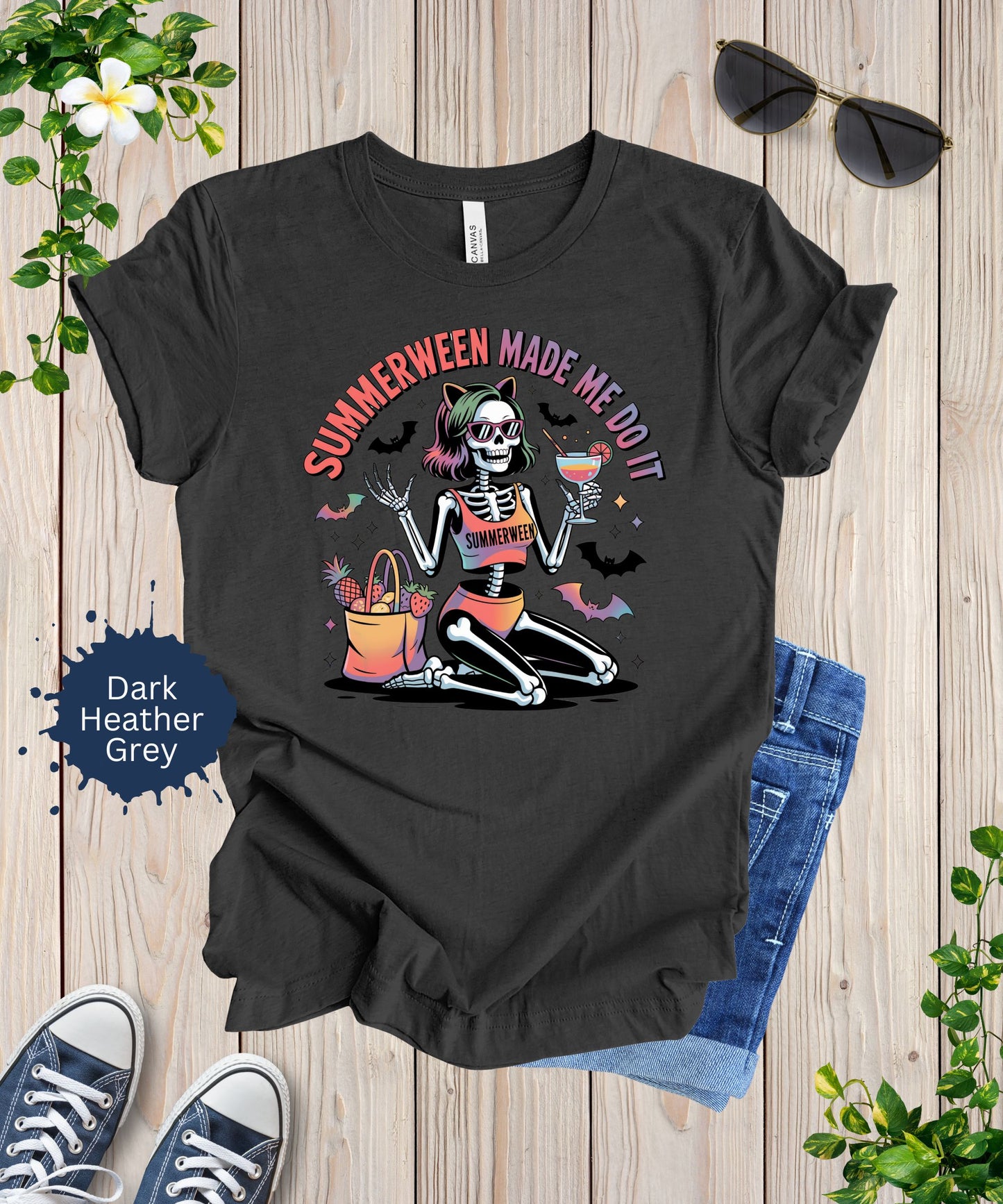 Summerween Rebel Skeleton T-Shirt