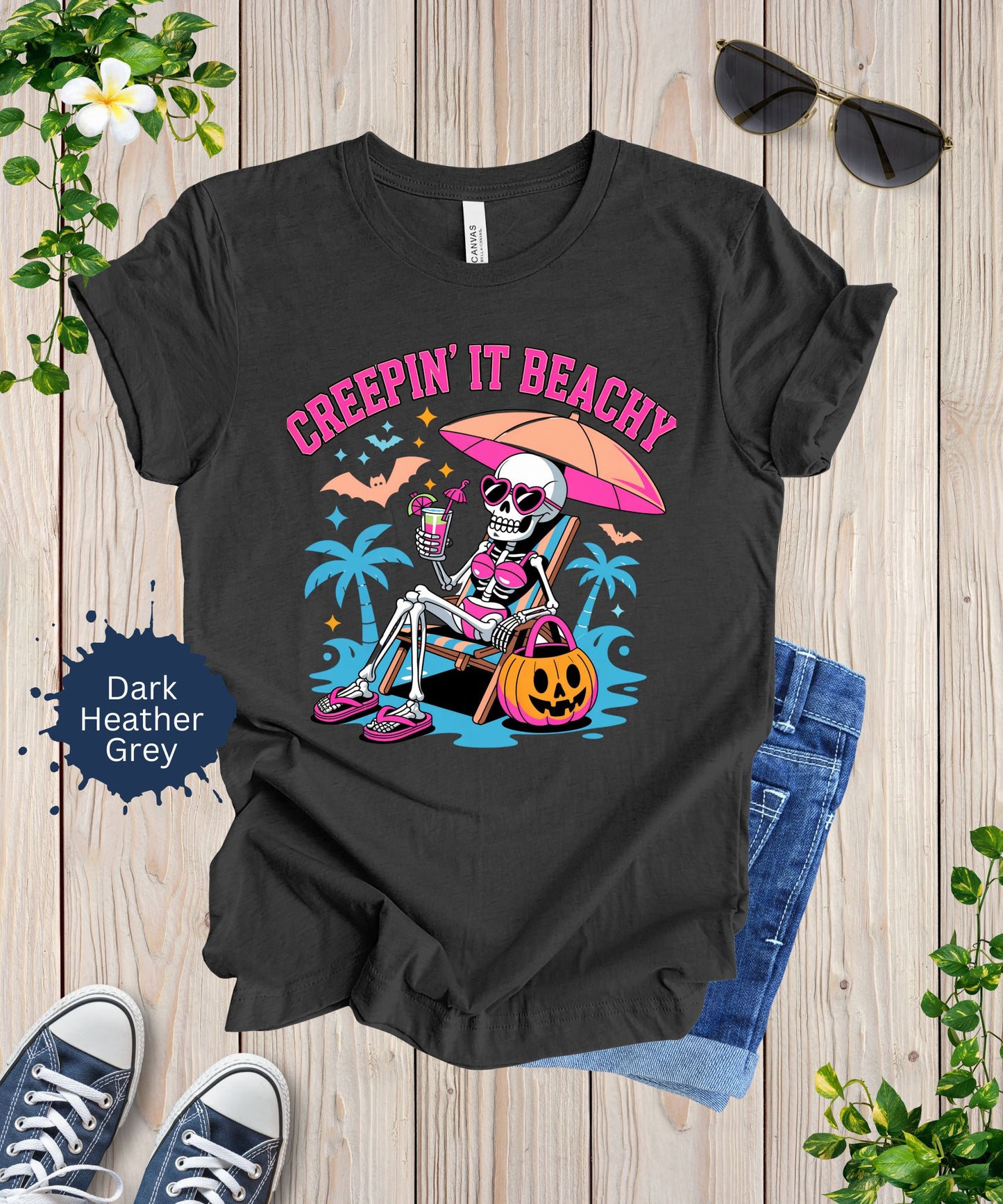Creepin’ It Beachy Skeleton Tee
