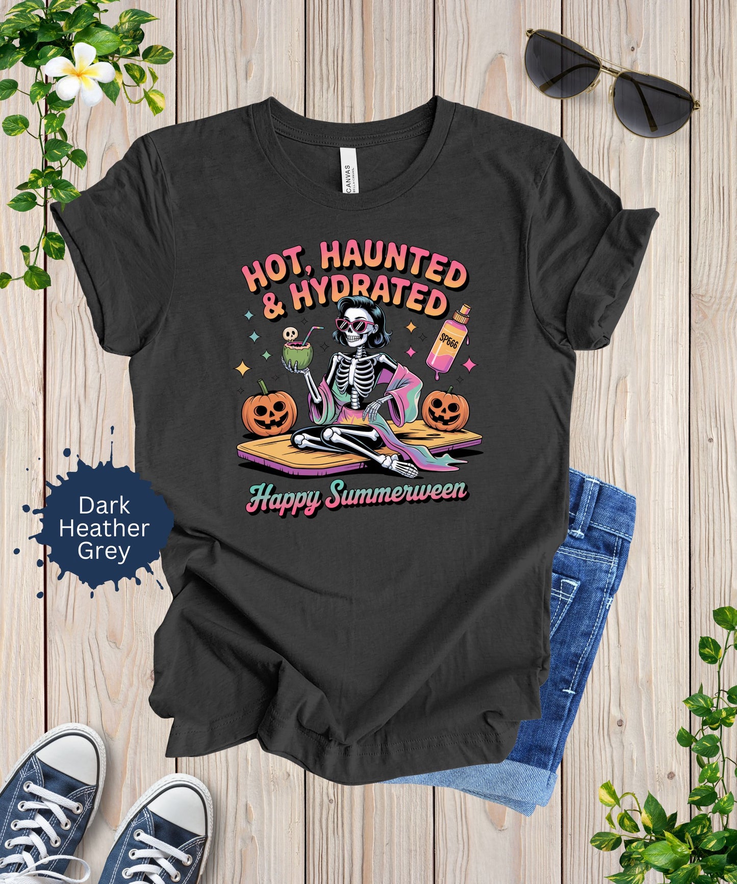 Haunted & Hydrated Spooky Summer Tee
