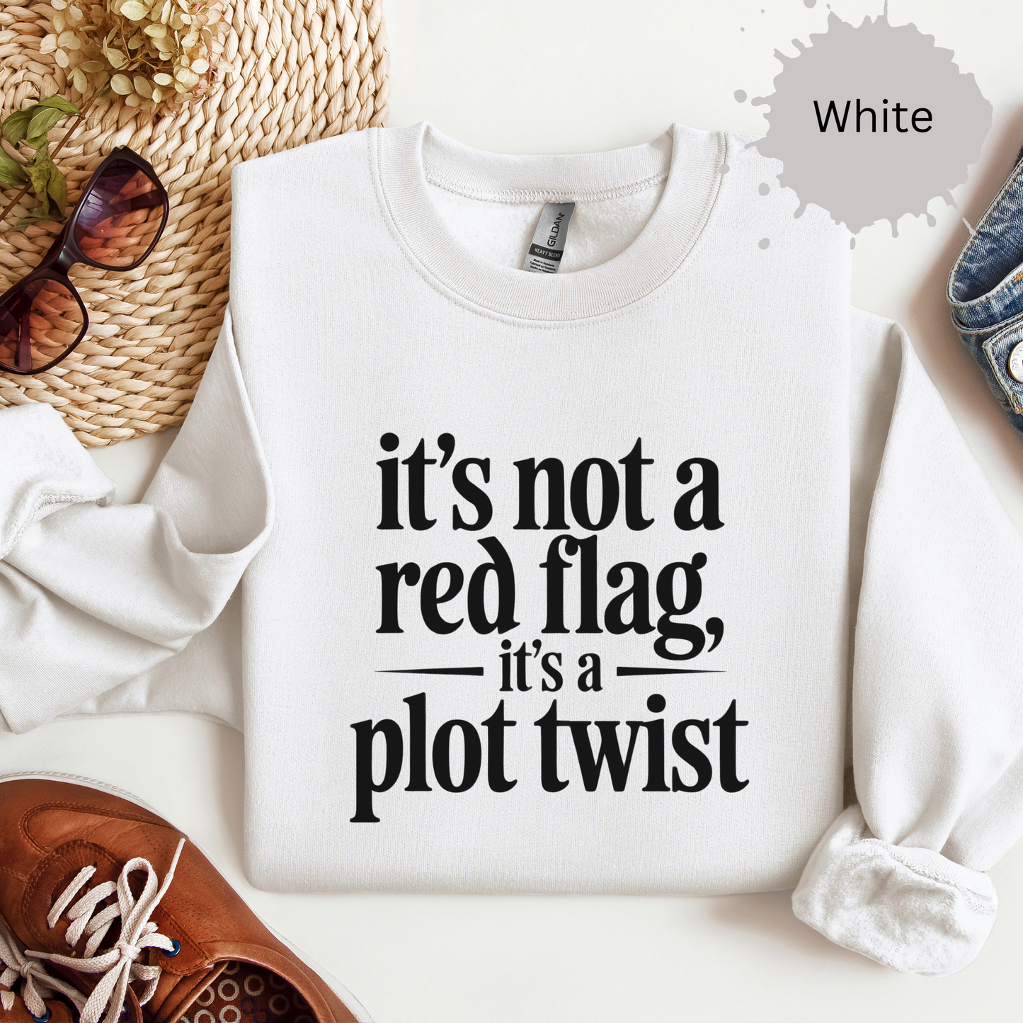 Its a Plot Twist True Crime Crewneck