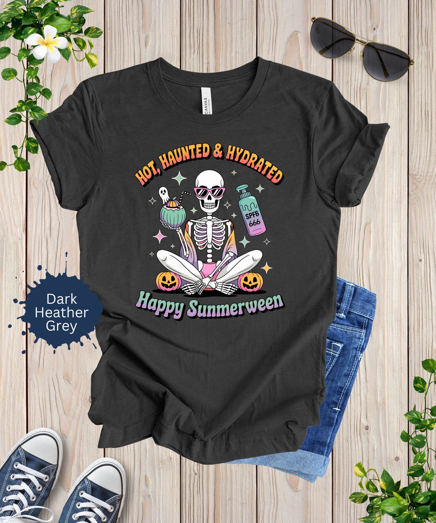 Hot, Haunted and Hydrated Summerween Shirt