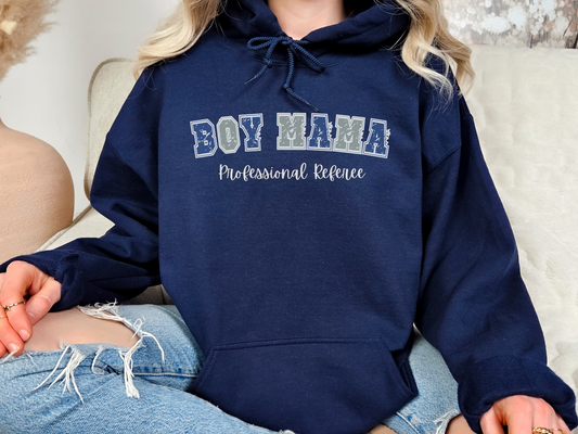 Boy Mama, Professional Referee Pullover Hooded Sweatshirt