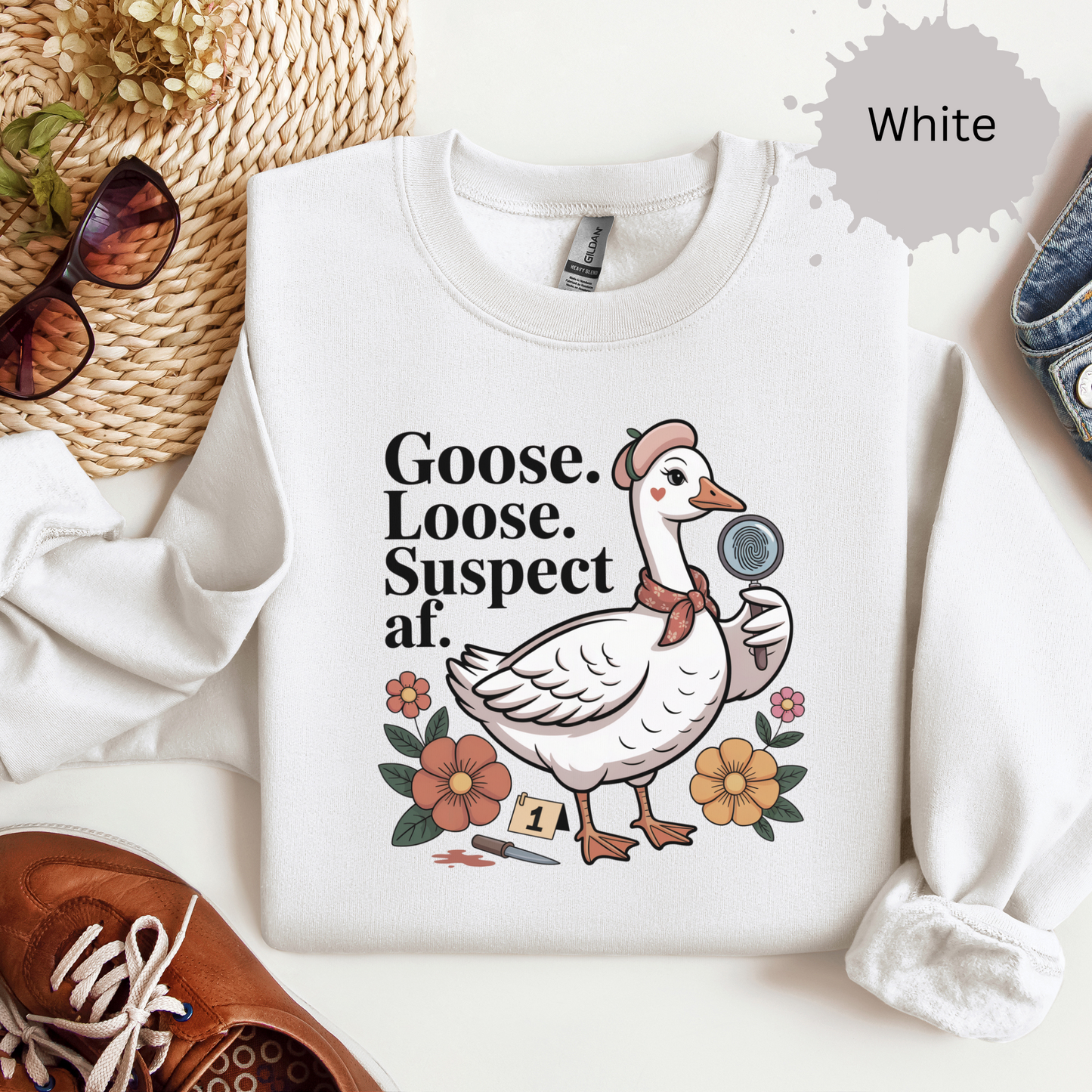 Goose Loose Suspect AF Crewneck