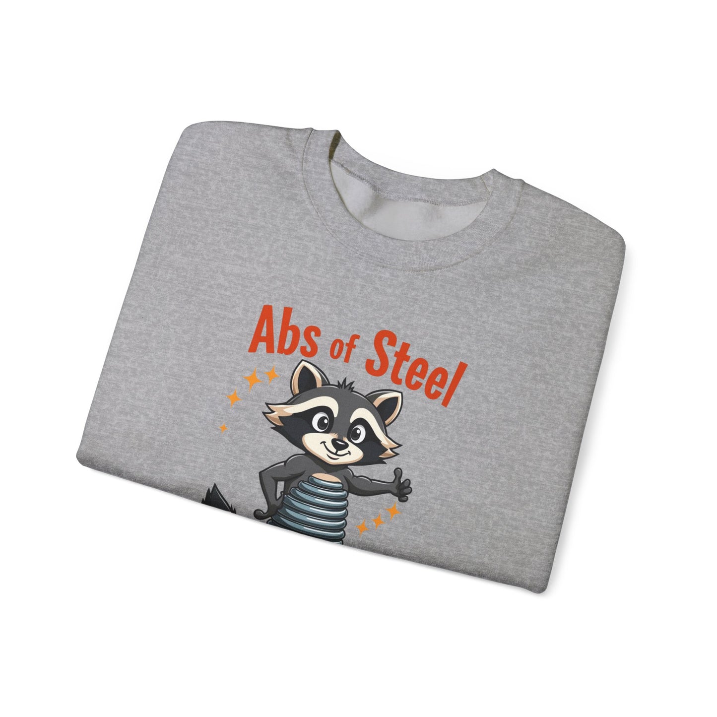 Abs of Steel Racoon Crewneck Sweatshirt